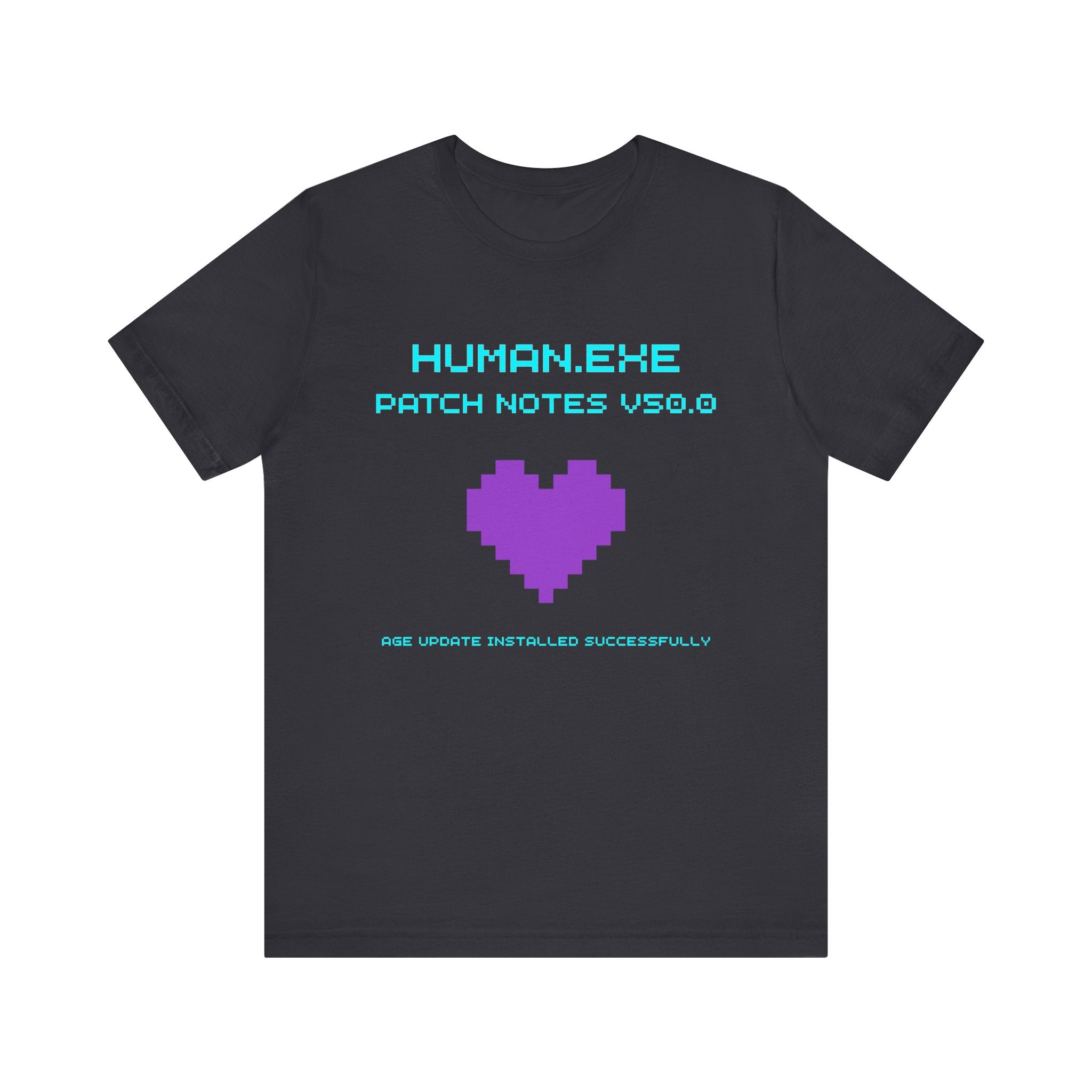 🎮 HUMAN.EXE Patch Notes v50.0 Shirt • Funny 50th Birthday Gamer T-Shirt • Retro Changelog Tee for 80s 90s Gamers • Level 50 Upgrade Gift