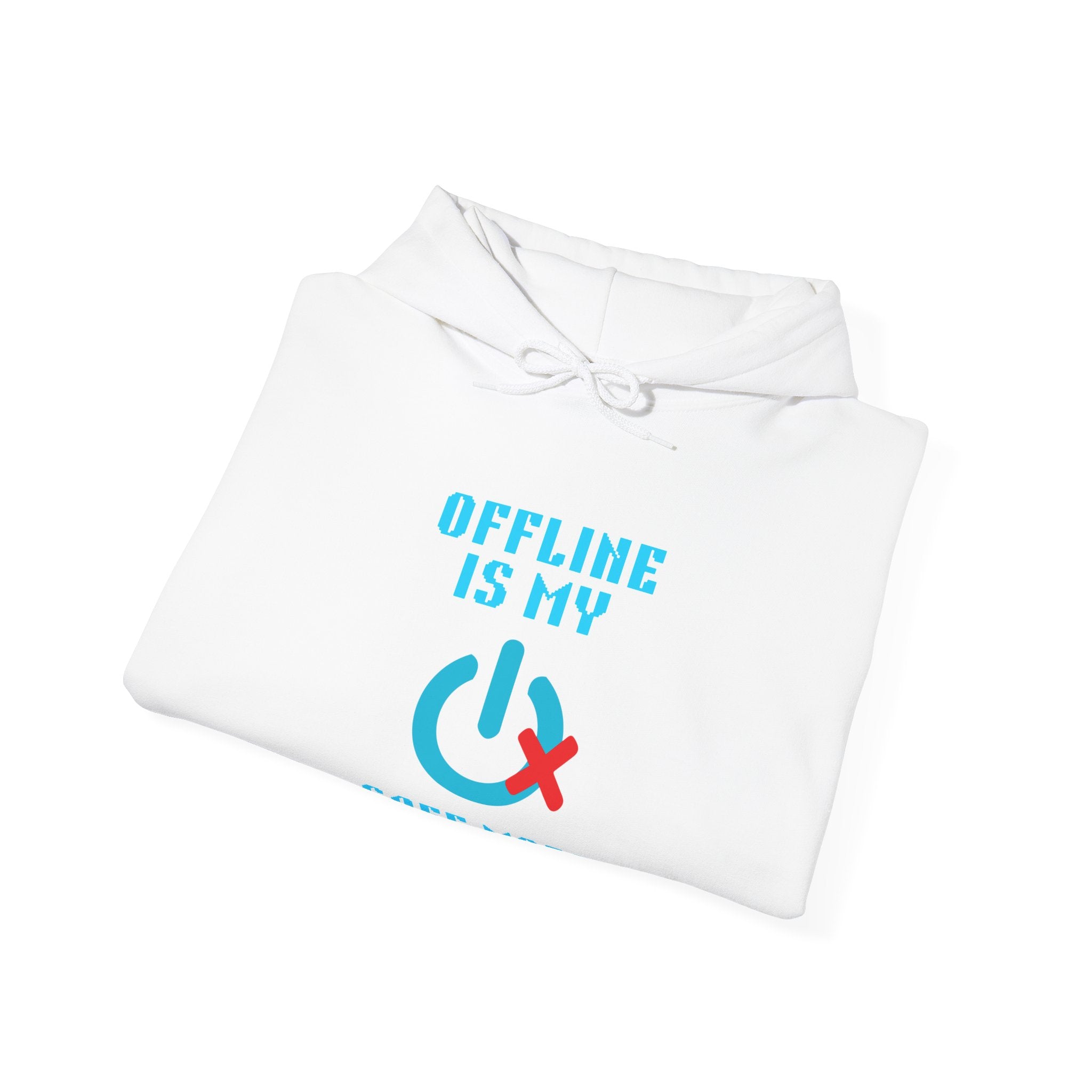 📴 OFFLINE IS MY SAFE MODE Hoodie • Connection Status Offline by Choice Gamer Hoodie • Retro Introvert Sweatshirt • Cozy Solo Quest Gift
