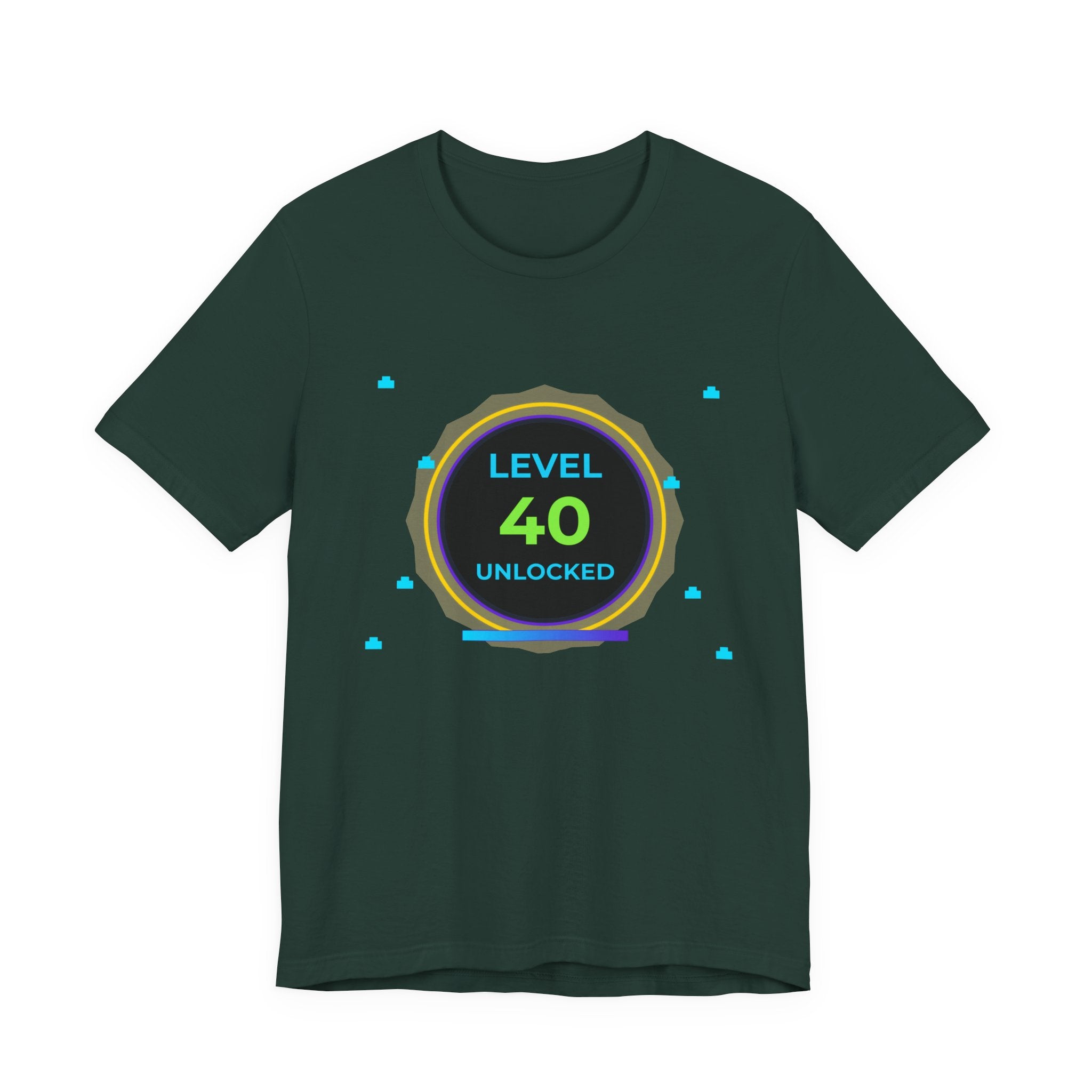 🔥 Level 40 Legend Shirt • Front + Back Design • 40th Birthday Gamer Gift • Retro Gaming Tee • Achievement Badge • Milestone Birthday