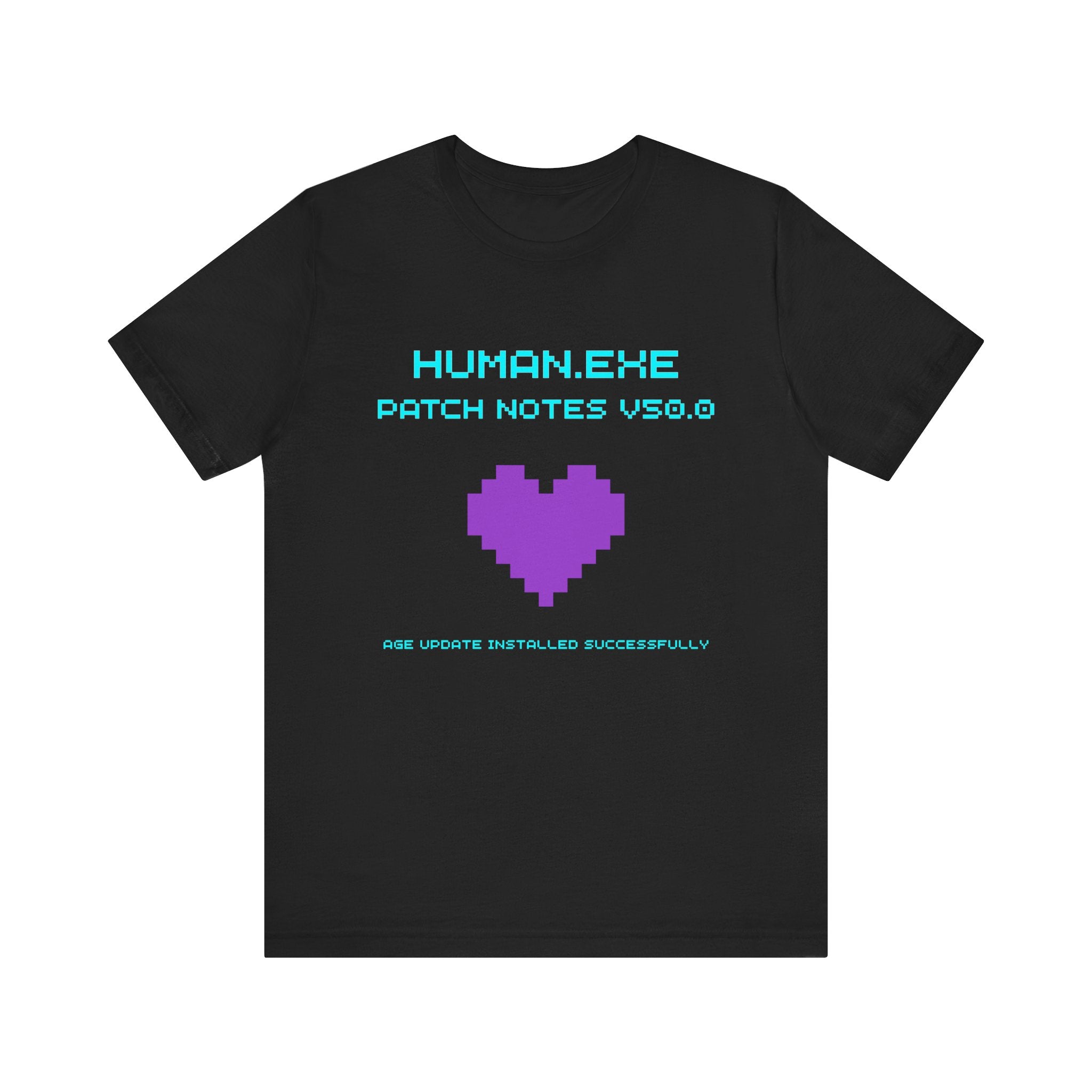 🎮 HUMAN.EXE Patch Notes v50.0 Shirt • Funny 50th Birthday Gamer T-Shirt • Retro Changelog Tee for 80s 90s Gamers • Level 50 Upgrade Gift