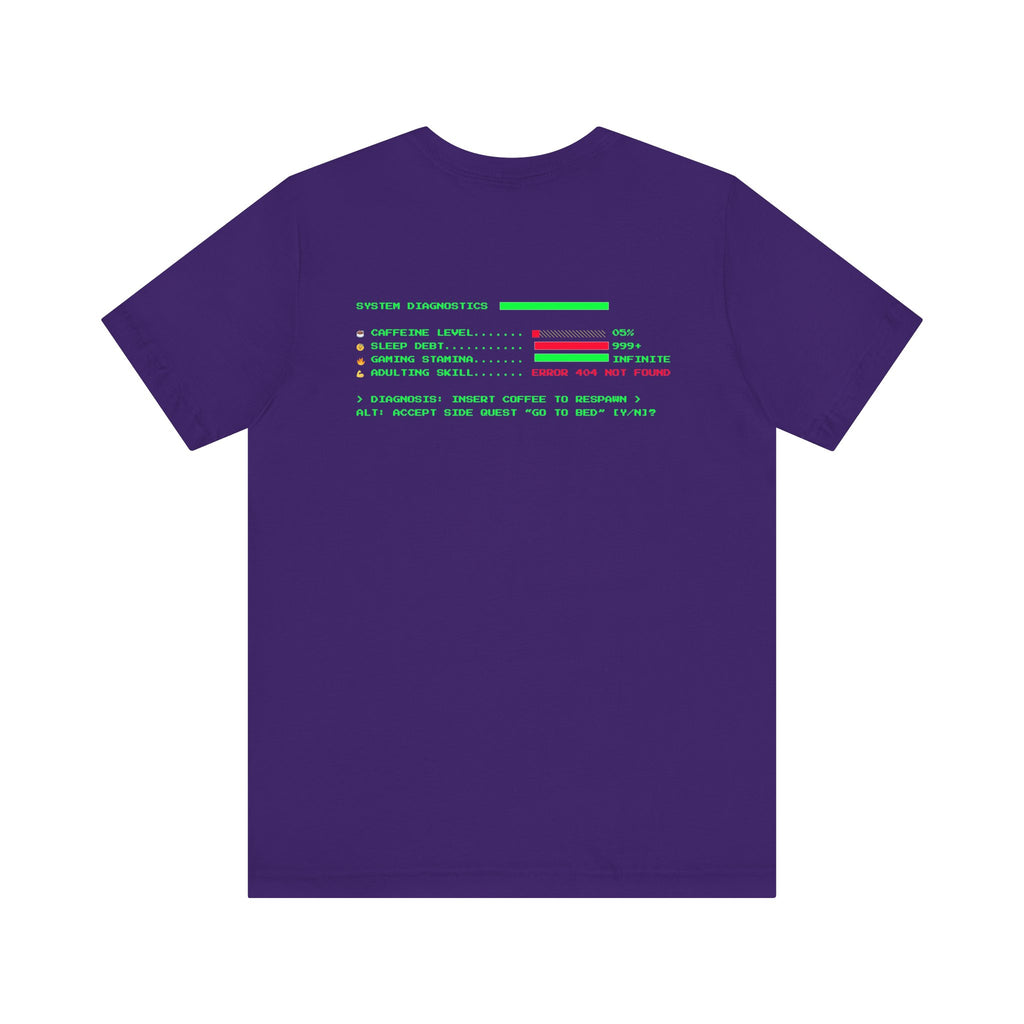 🔥 Low Energy Gamer Shirt • Caffeine Required to Respawn • Funny Coffee Addict Tee • System Critical T-Shirt • Gamer & Coffee Lover Gift