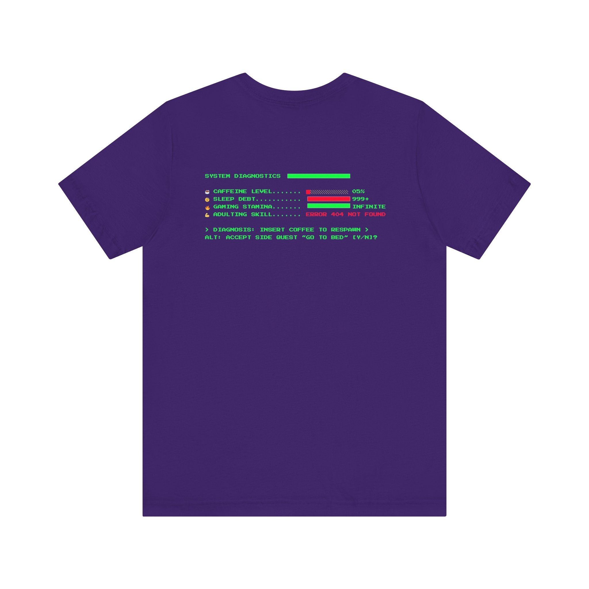 🔥 Low Energy Gamer Shirt • Caffeine Required to Respawn • Funny Coffee Addict Tee • System Critical T-Shirt • Gamer & Coffee Lover Gift