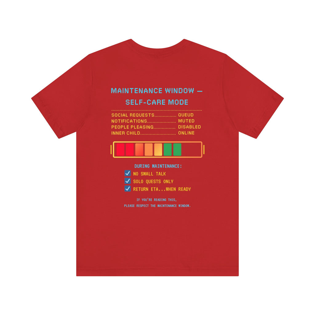 🛠️ AFK FOR MAINTENANCE Shirt • Self-Care Mode Gamer T-Shirt • Retro Pixel AFK Tee for Introverts • 80s 90s Video Game Gift
