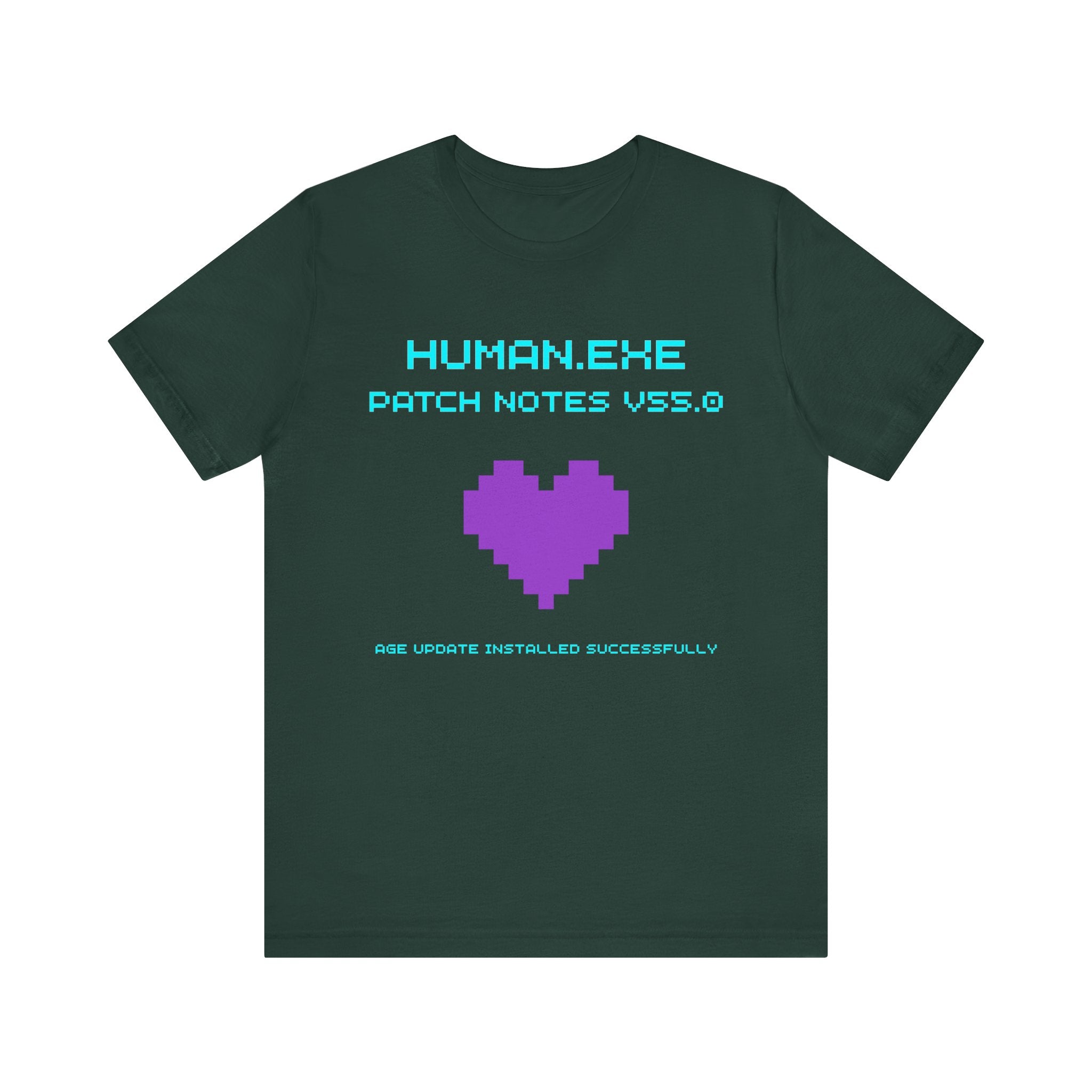 🎮 HUMAN.EXE Patch Notes v55.0 Shirt • Funny 55th Birthday Gamer T-Shirt • Retro Changelog Tee for 80s 90s Gamers • Level 55 Upgrade Gift