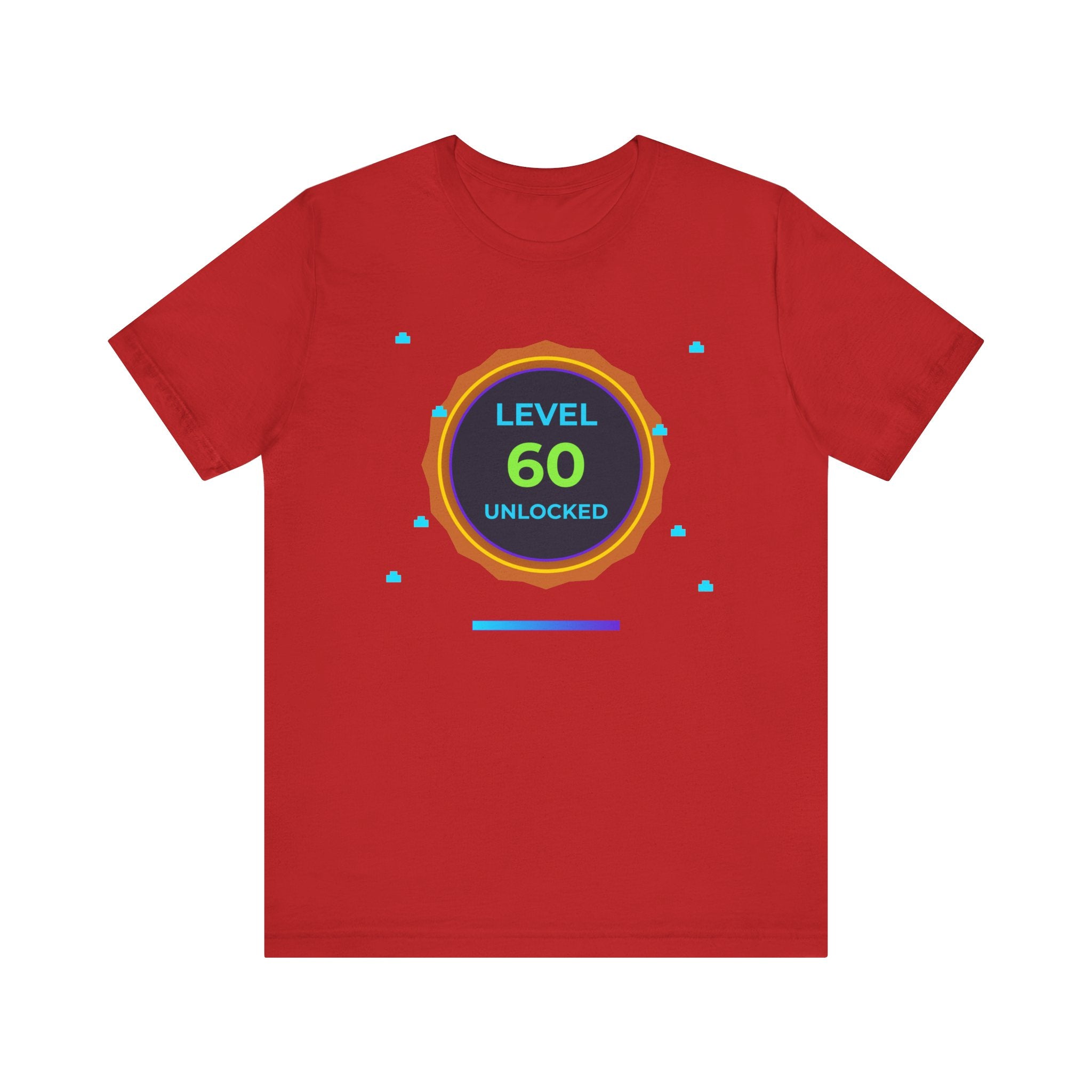 Level 60 Legend Shirt • Front + Back Design • 60th Birthday Gamer Gift • Retro Gaming Tee • Achievement Badge • Milestone Birthday