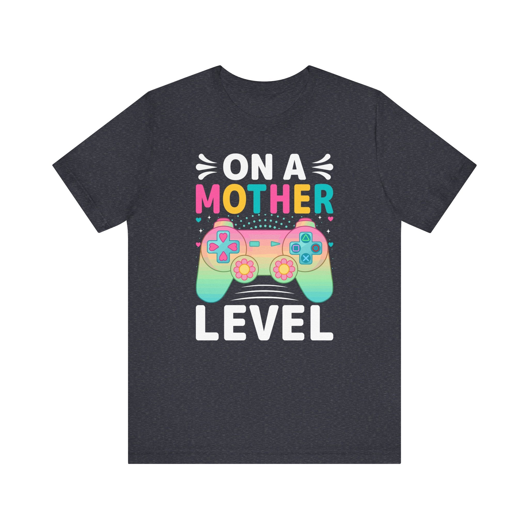 On A Mother Level T-Shirt | Gaming Mom Shirt | Gamer Mother Gift | Retro Gaming Mom Tee