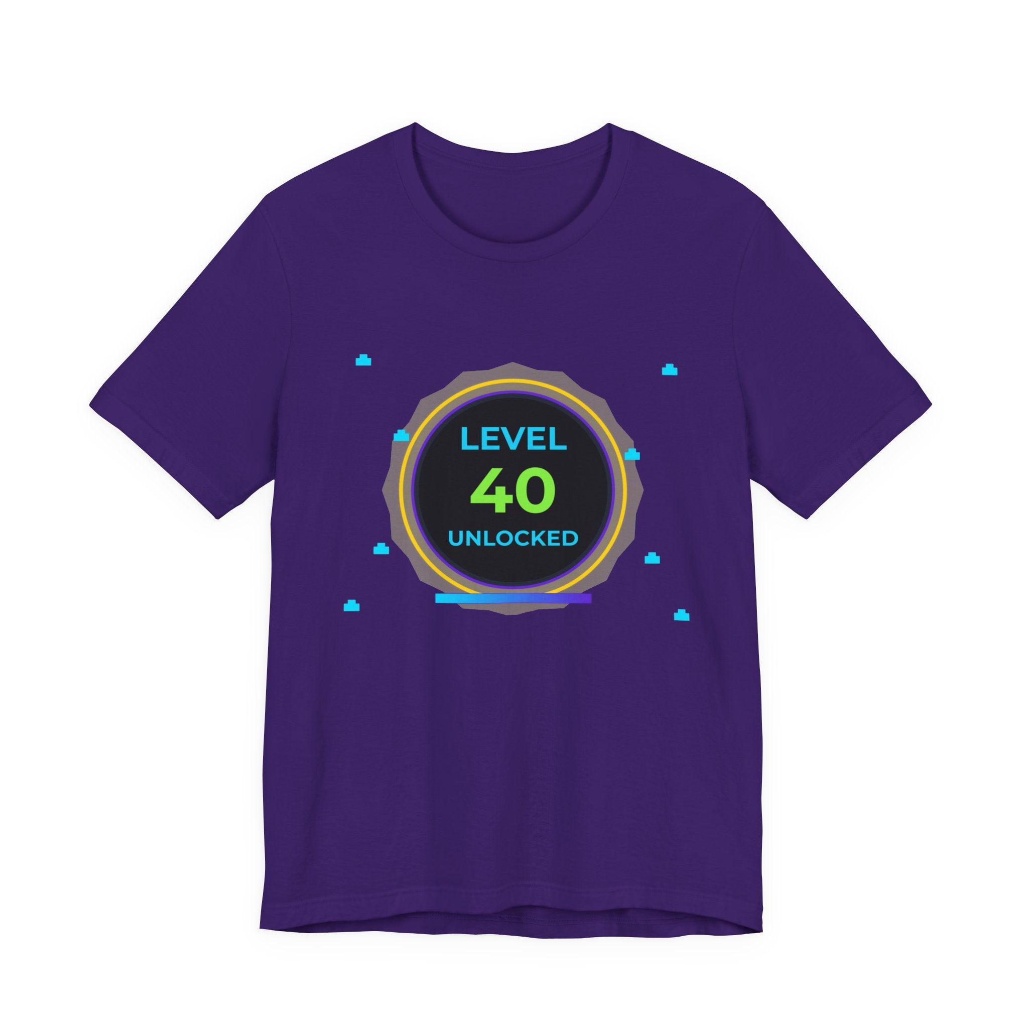 🔥 Level 40 Legend Shirt • Front + Back Design • 40th Birthday Gamer Gift • Retro Gaming Tee • Achievement Badge • Milestone Birthday