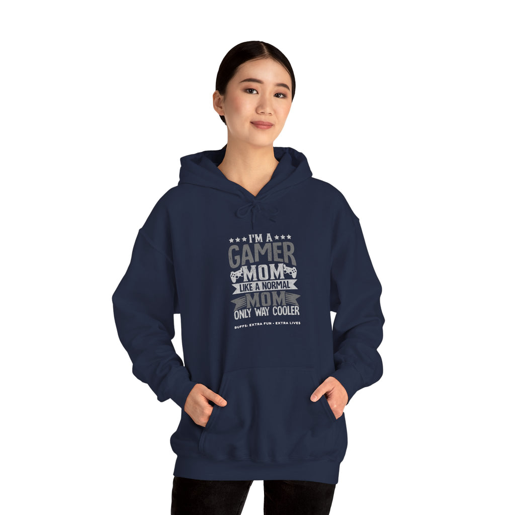 Gamer Mom – Like a Normal Mom, Only Way Cooler Hoodie (Front & Back Print)