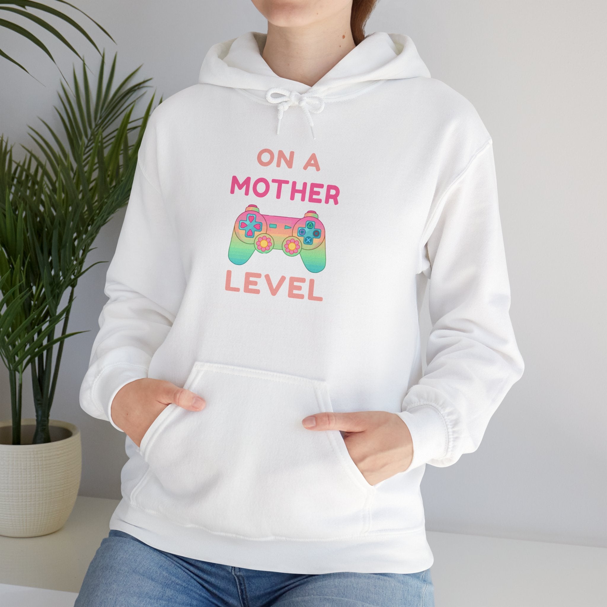 On a Mother Level – Multitasking in Boss Mode Gamer Mom Hoodie (Front & Back Print)
