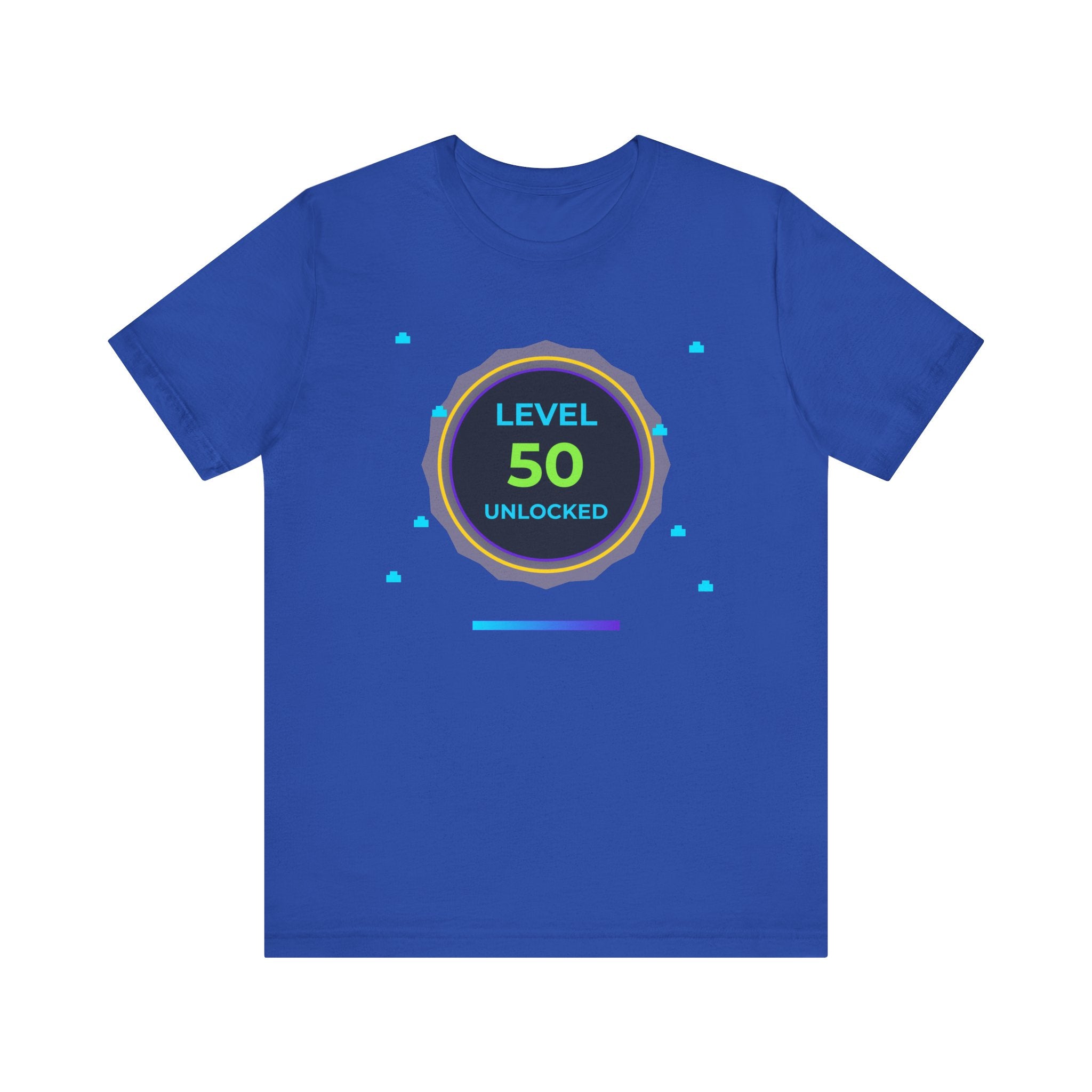 🔥 Level 50 Legend Shirt • Front + Back Design • 50th Birthday Gamer Gift • Retro Gaming Tee • Achievement Badge • Milestone Birthday