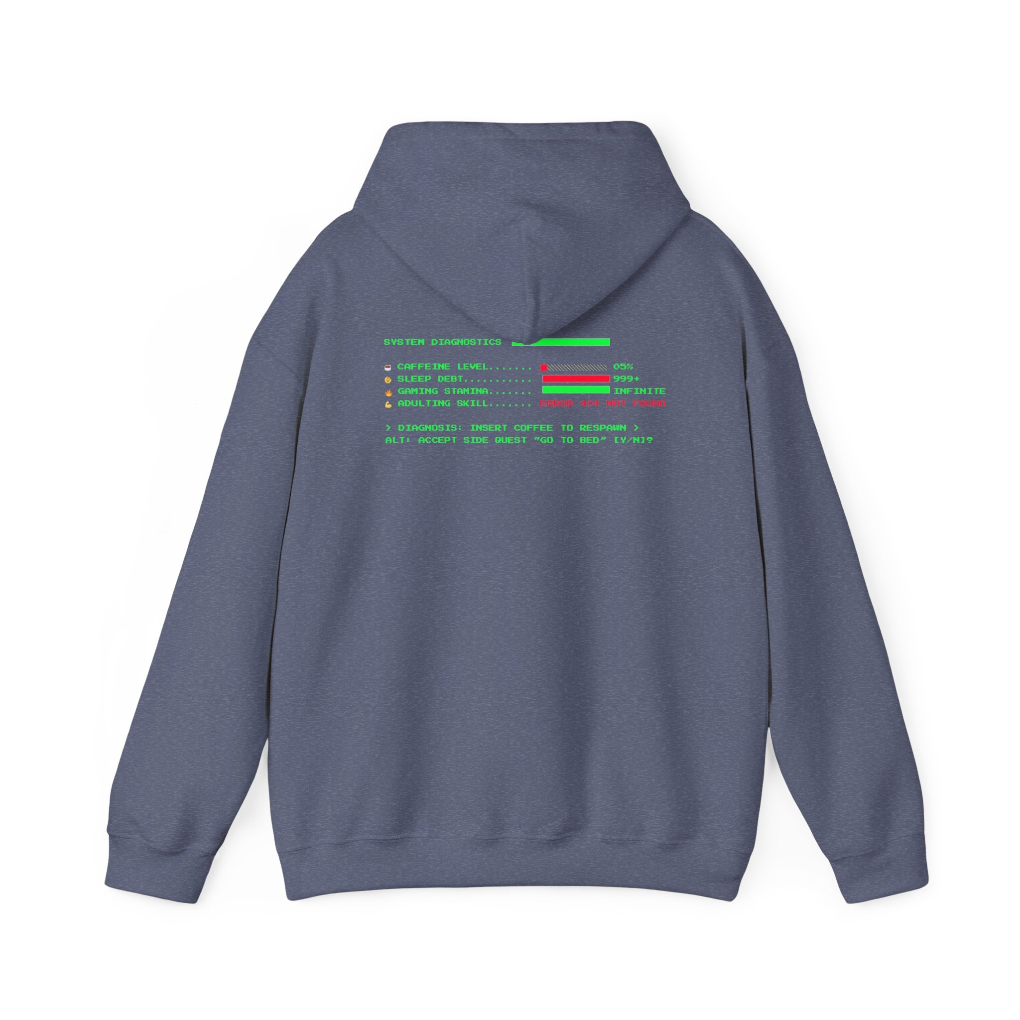 🔥 Low Energy Gamer Hoodie • Caffeine Required to Respawn • Funny Coffee Addict Hoodie • System Critical Pullover • Gift for Gamers & Coders