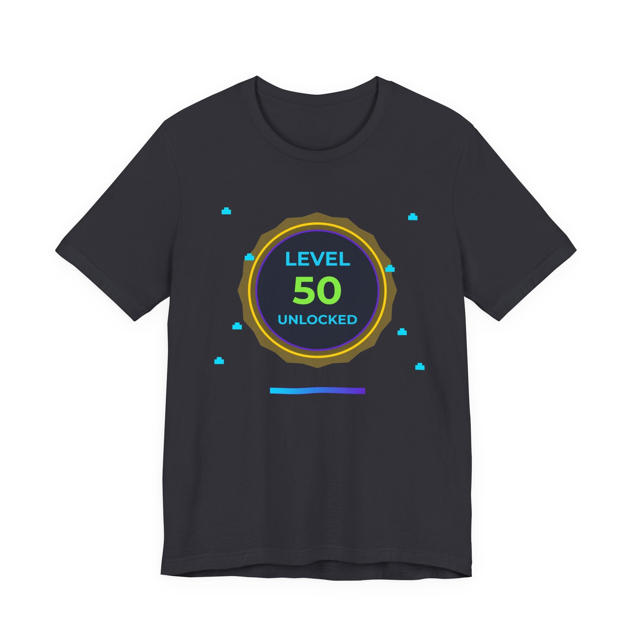 🔥 Level 50 Legend Shirt • Front + Back Design • 50th Birthday Gamer Gift • Retro Gaming Tee • Achievement Badge • Milestone Birthday