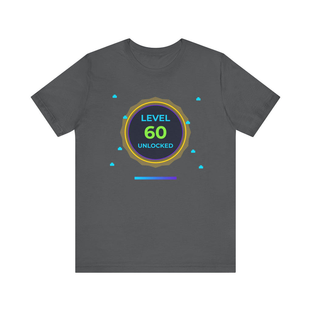 Level 60 Legend Shirt • Front + Back Design • 60th Birthday Gamer Gift • Retro Gaming Tee • Achievement Badge • Milestone Birthday
