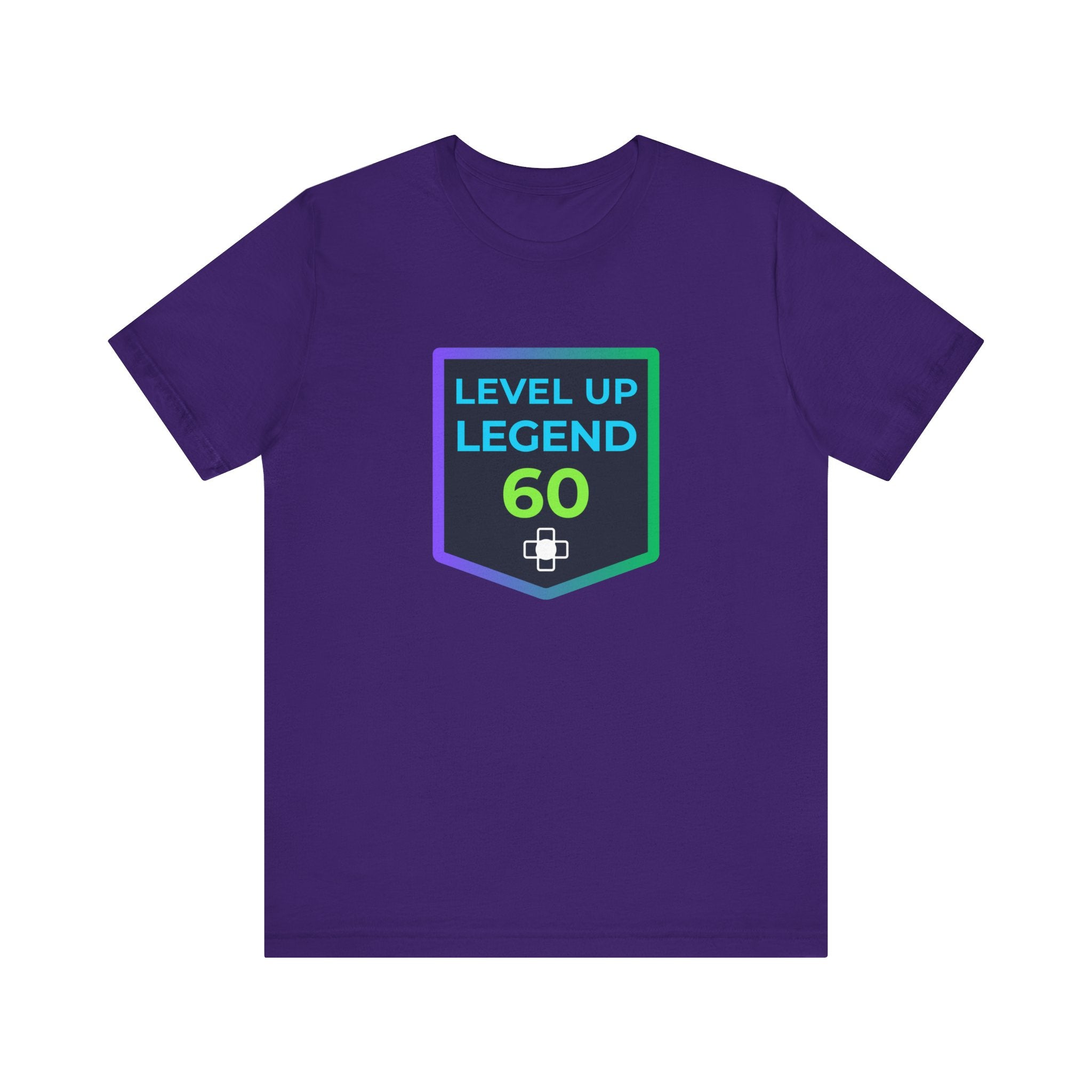 🔥 Level 60 Legend Shirt • Retro Gamer 60th Birthday Gift • Front + Back Design • Achievement Badge Tee • Milestone Gaming Shirt