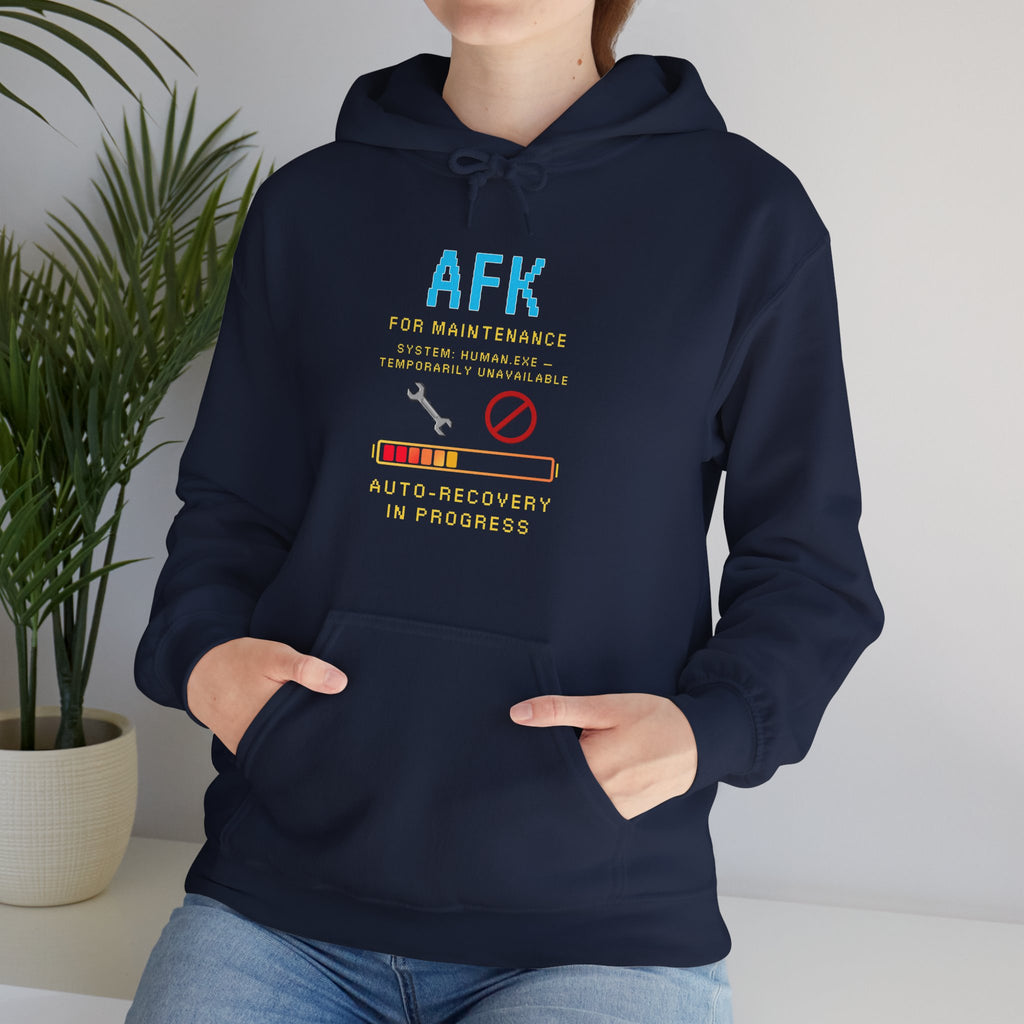 🛠️ AFK FOR MAINTENANCE Hoodie • Self-Care Mode Gamer Hoodie • Retro Pixel AFK Sweatshirt • Cozy Introvert Gamer Gift