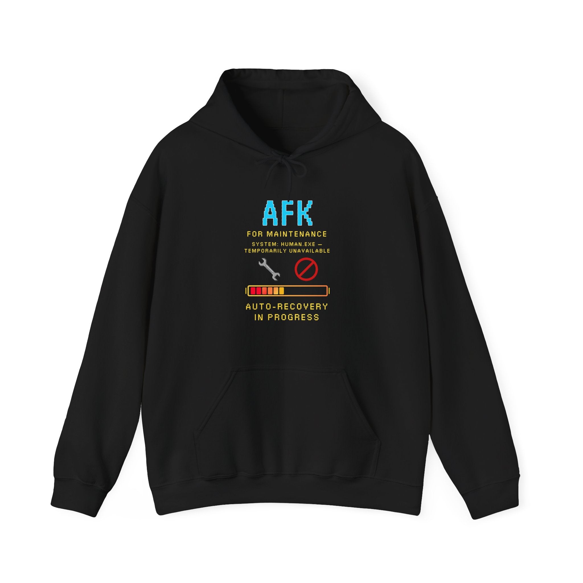 🛠️ AFK FOR MAINTENANCE Hoodie • Self-Care Mode Gamer Hoodie • Retro Pixel AFK Sweatshirt • Cozy Introvert Gamer Gift