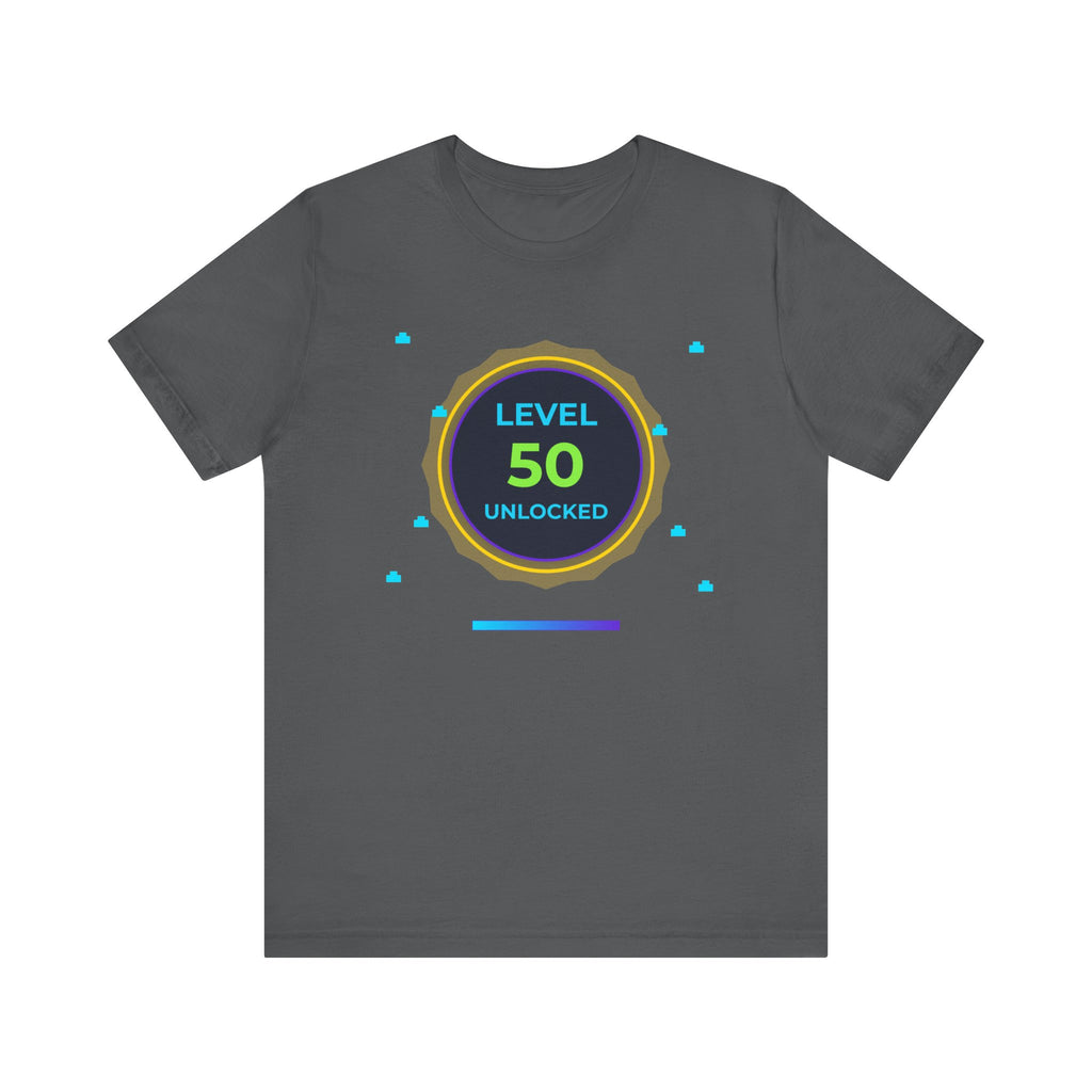 🔥 Level 50 Legend Shirt • Front + Back Design • 50th Birthday Gamer Gift • Retro Gaming Tee • Achievement Badge • Milestone Birthday