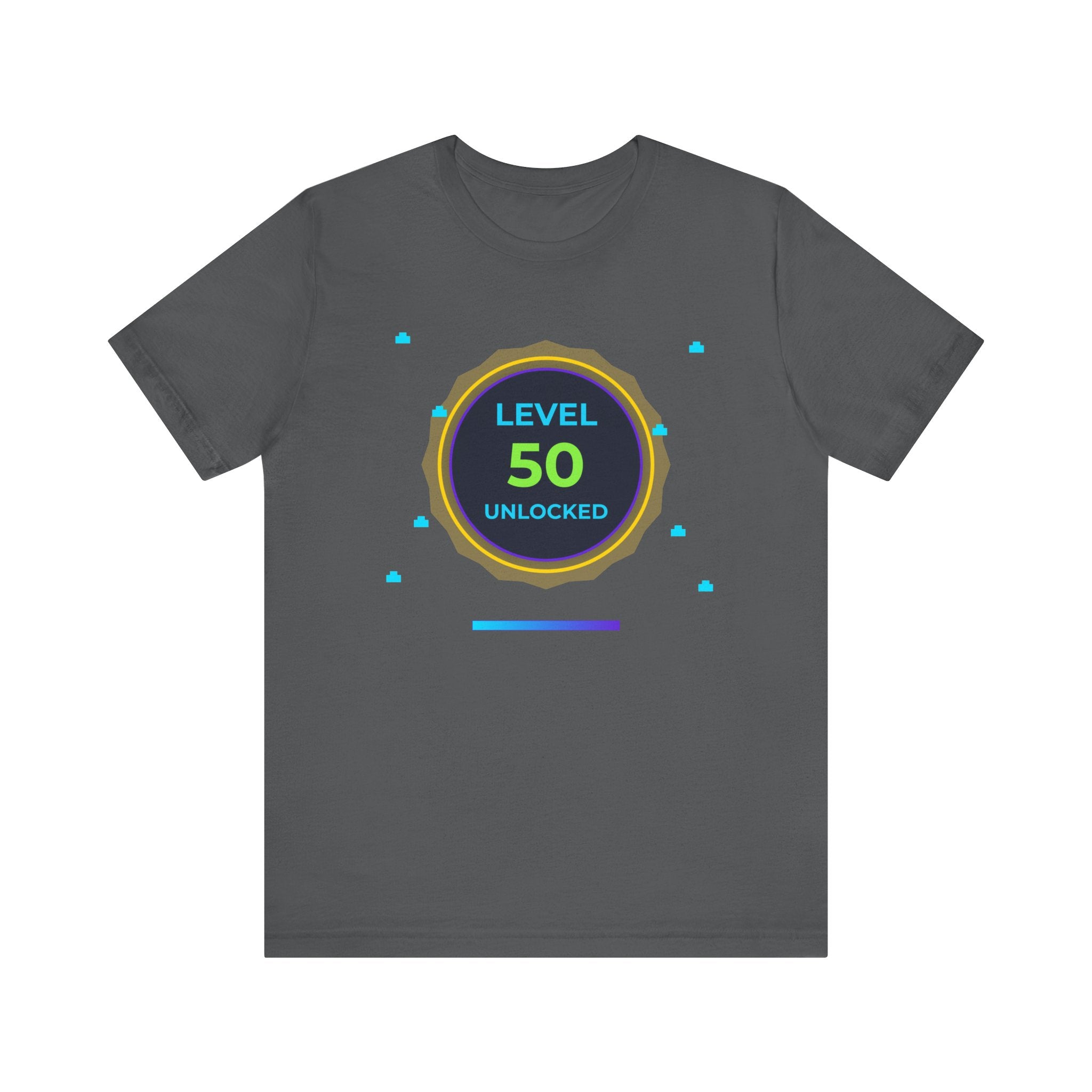 🔥 Level 50 Legend Shirt • Front + Back Design • 50th Birthday Gamer Gift • Retro Gaming Tee • Achievement Badge • Milestone Birthday