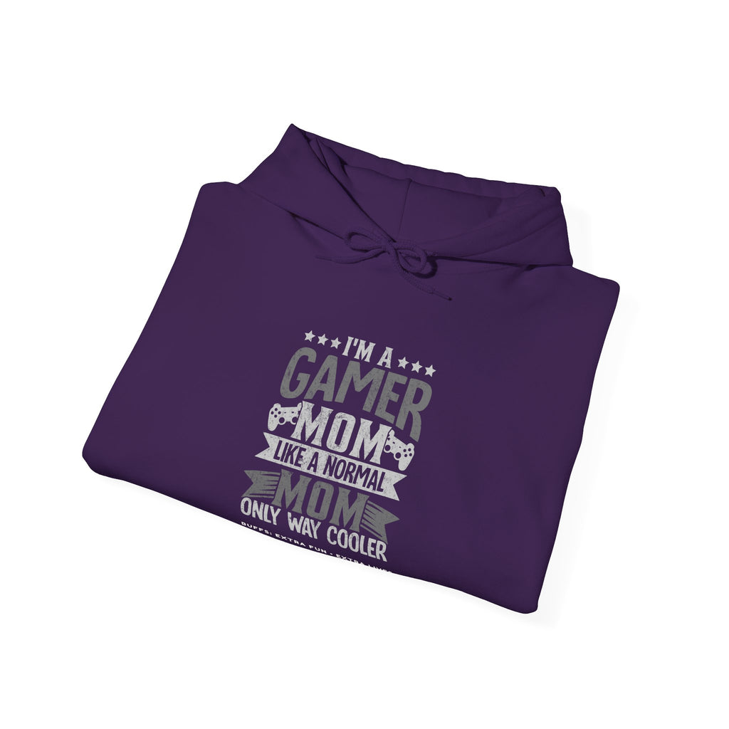 Gamer Mom – Like a Normal Mom, Only Way Cooler Hoodie (Front & Back Print)