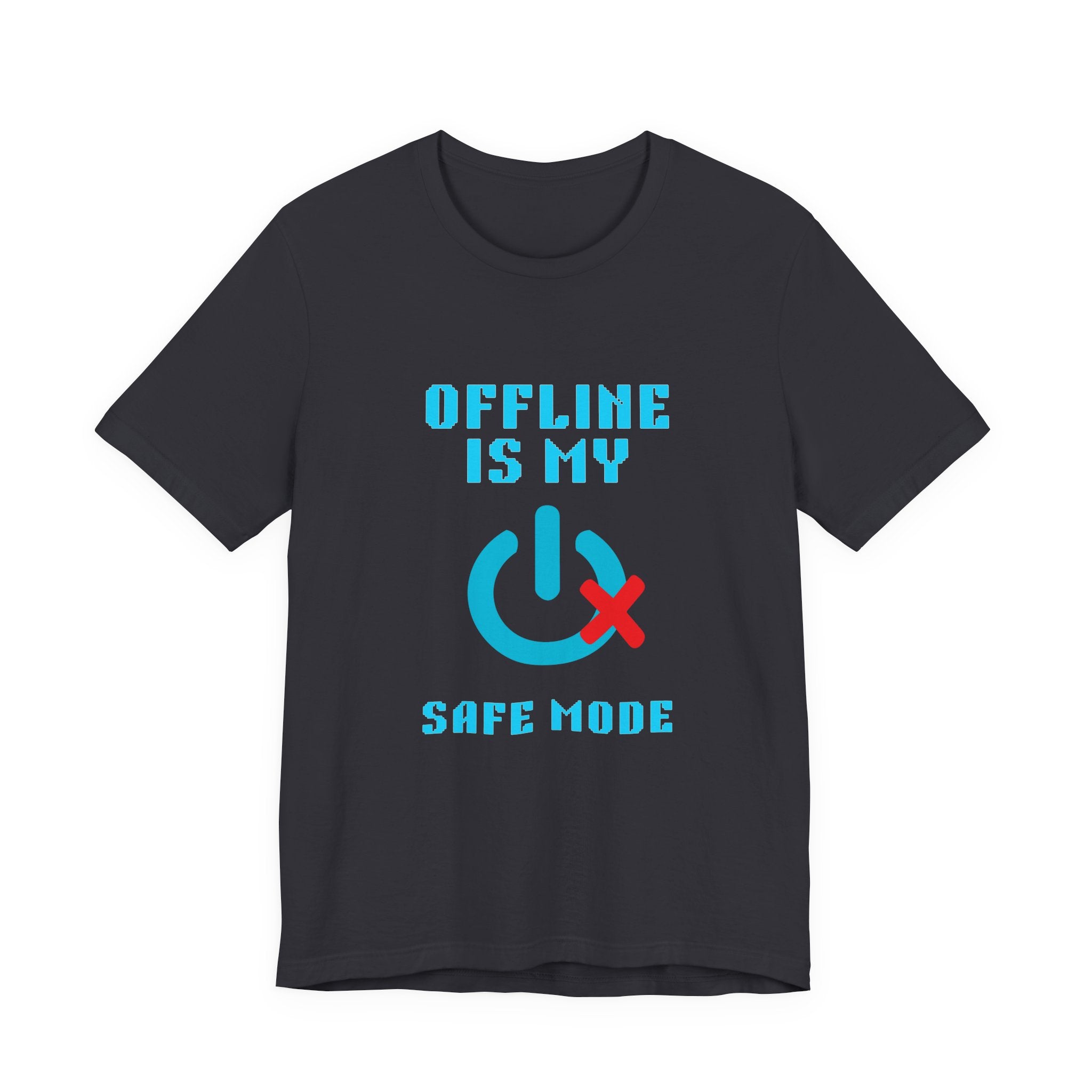 Offline Is My Safe Mode Shirt – Retro Introvert Gamer Tee (Front & Back Print)