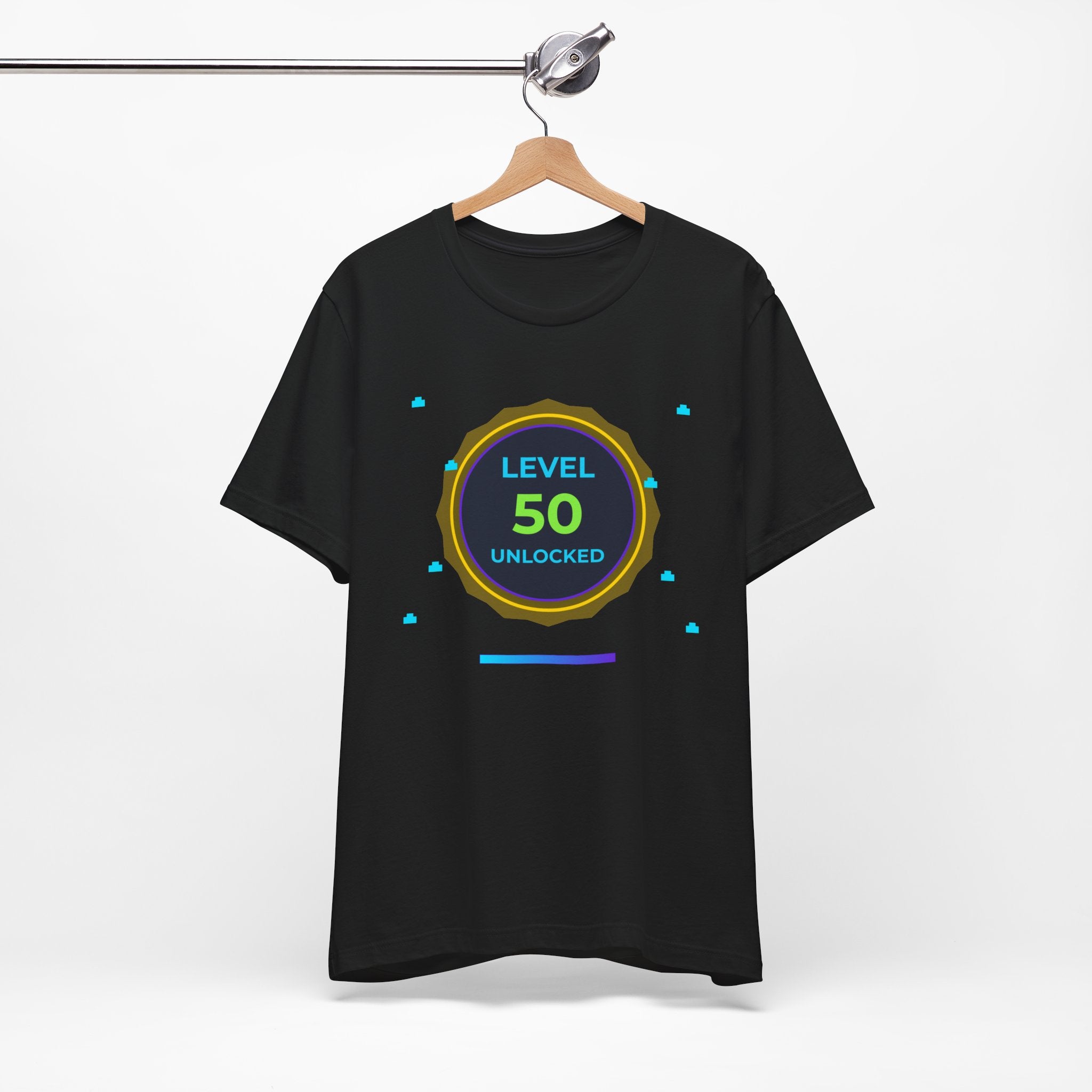 🔥 Level 50 Legend Shirt • Front + Back Design • 50th Birthday Gamer Gift • Retro Gaming Tee • Achievement Badge • Milestone Birthday