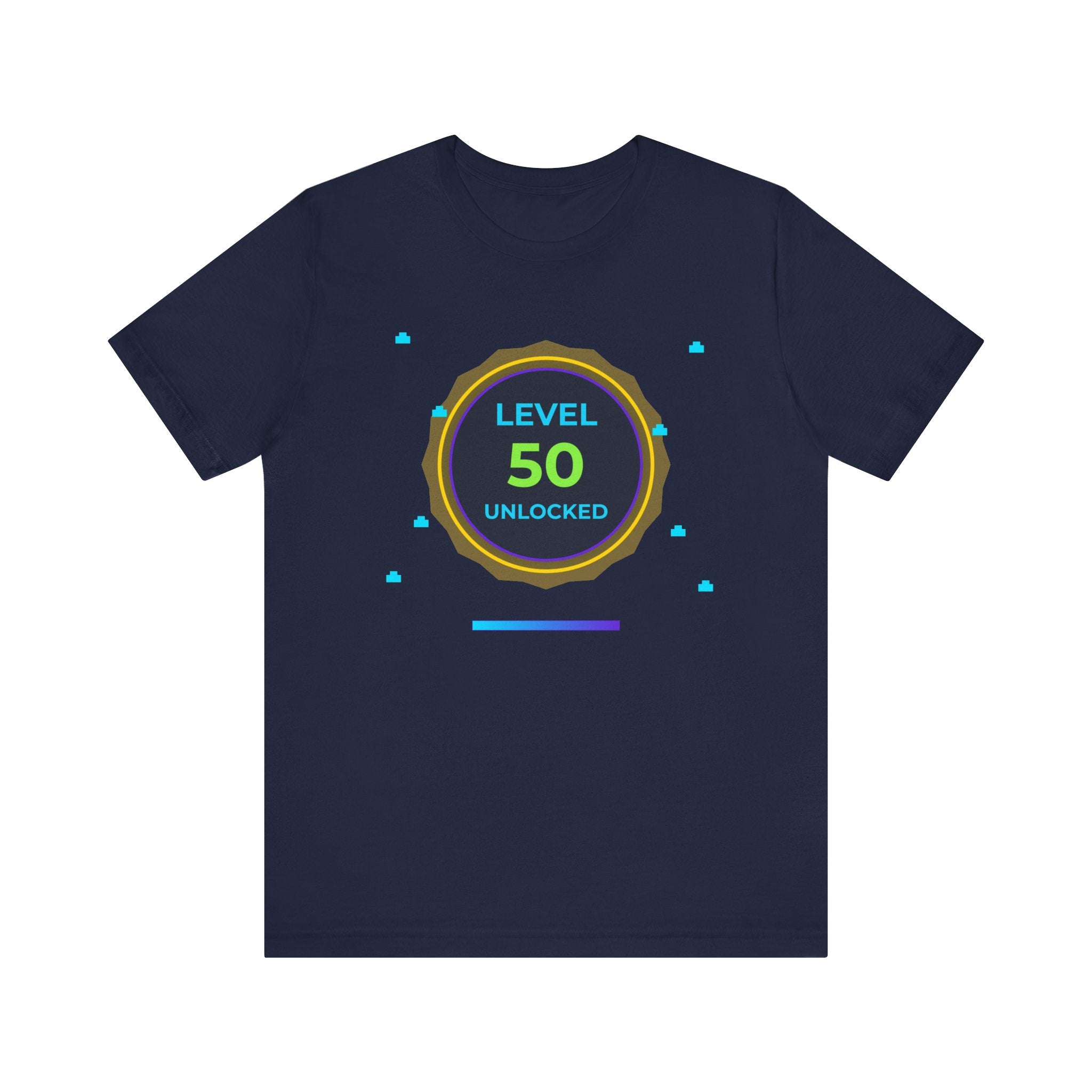 🔥 Level 50 Legend Shirt • Front + Back Design • 50th Birthday Gamer Gift • Retro Gaming Tee • Achievement Badge • Milestone Birthday