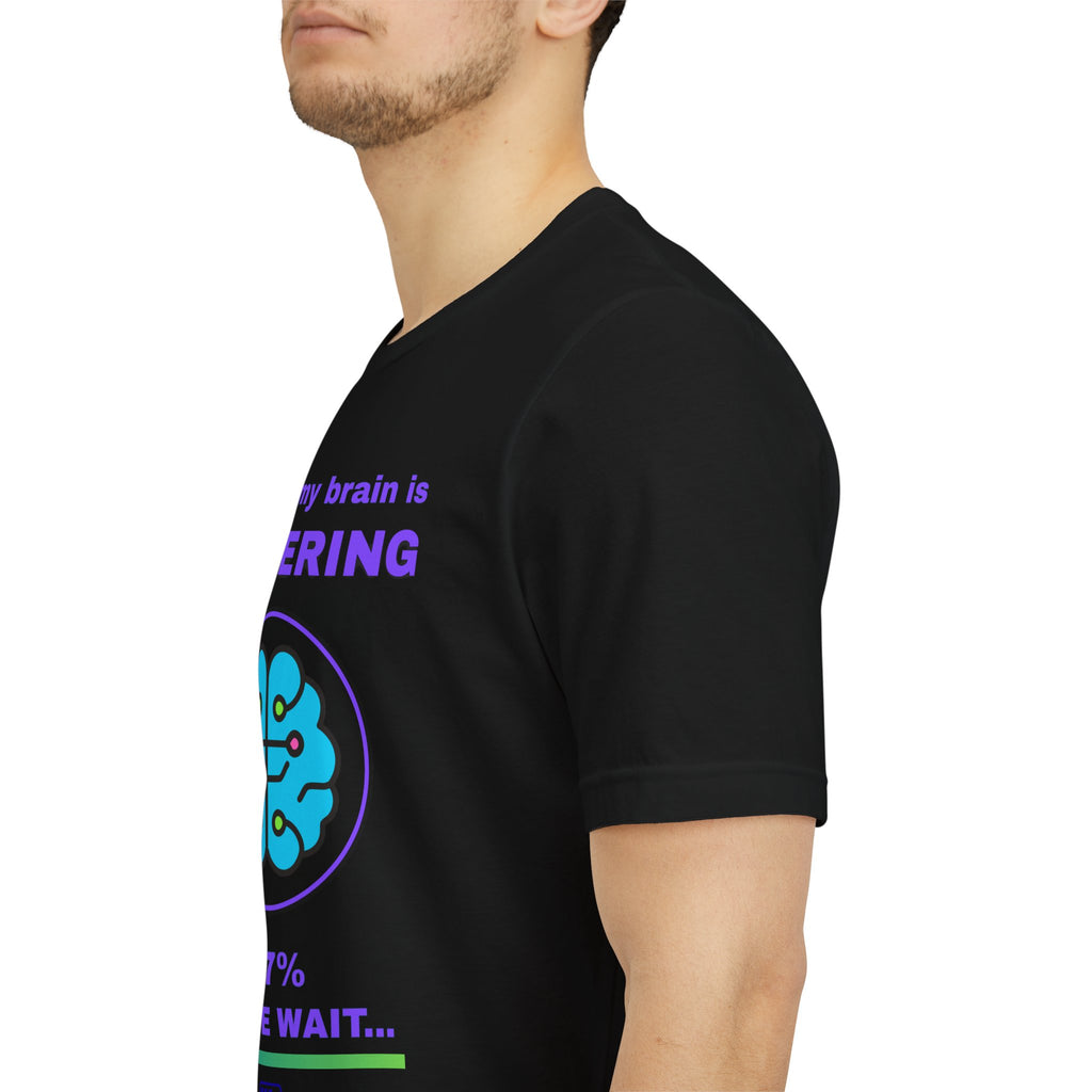 🔥 Brain Buffering Shirt • Funny Loading Bar Tee • Gamer Humor T-Shirt • Hold On My Brain Is Buffering • Mental Health Gamer Gift