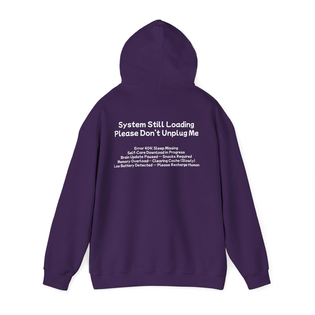 🔥 Brain Buffering Hoodie • 67% Loading Pullover • Funny Gamer Error Hoodie • Front + Back Loading Screen Design • Mental Health Gamer Gift