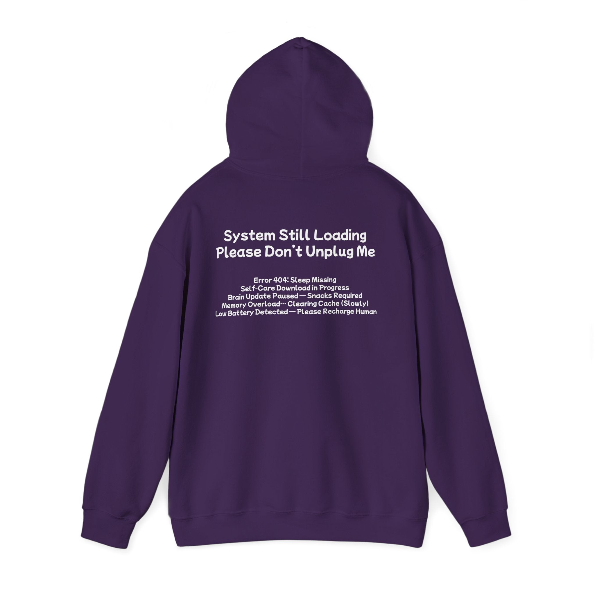 🔥 Brain Buffering Hoodie • 67% Loading Pullover • Funny Gamer Error Hoodie • Front + Back Loading Screen Design • Mental Health Gamer Gift