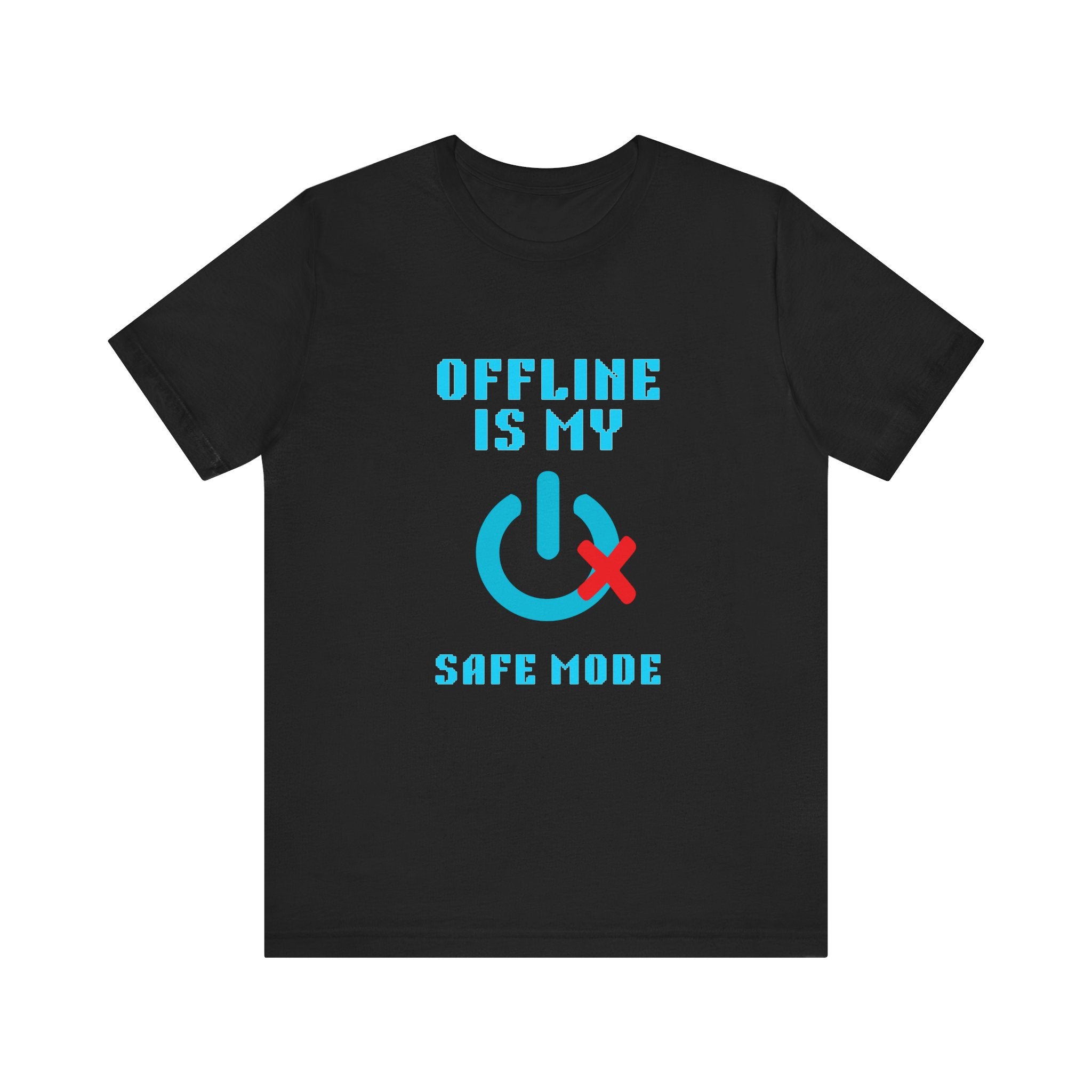 📴 OFFLINE IS MY SAFE MODE Shirt • Connection Status Offline by Choice Tee • Retro Introvert Gamer T-Shirt • Cozy Solo Quest 80s 90s Gift
