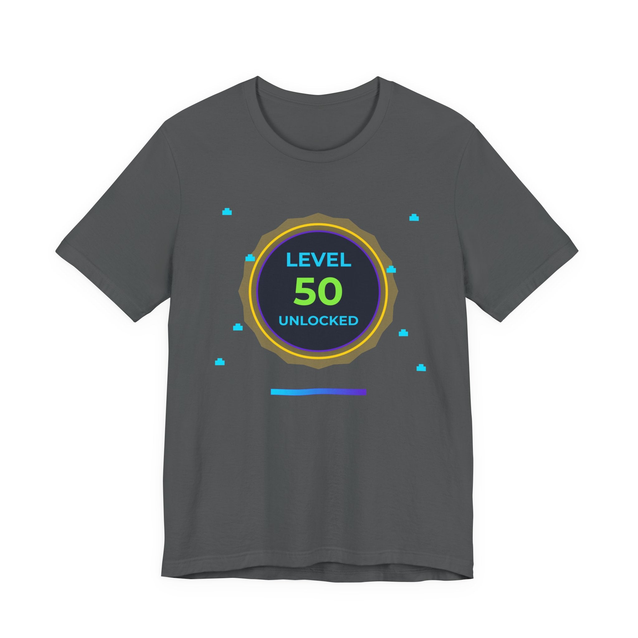 🔥 Level 50 Legend Shirt • Front + Back Design • 50th Birthday Gamer Gift • Retro Gaming Tee • Achievement Badge • Milestone Birthday