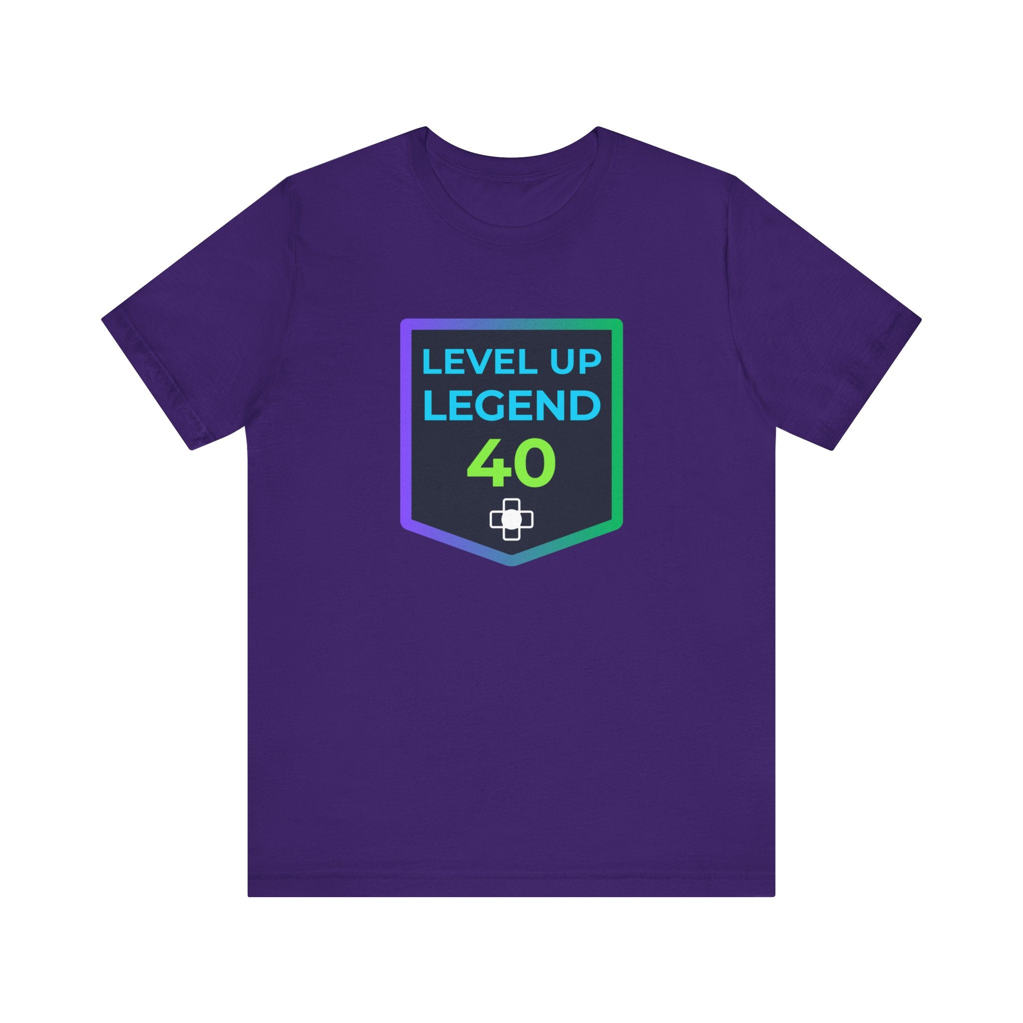 🔥 Level 40 Legend Shirt • Front + Back Design • 40th Birthday Gamer Gift • Retro Gaming Tee • Achievement Badge Design • Milestone Birthday