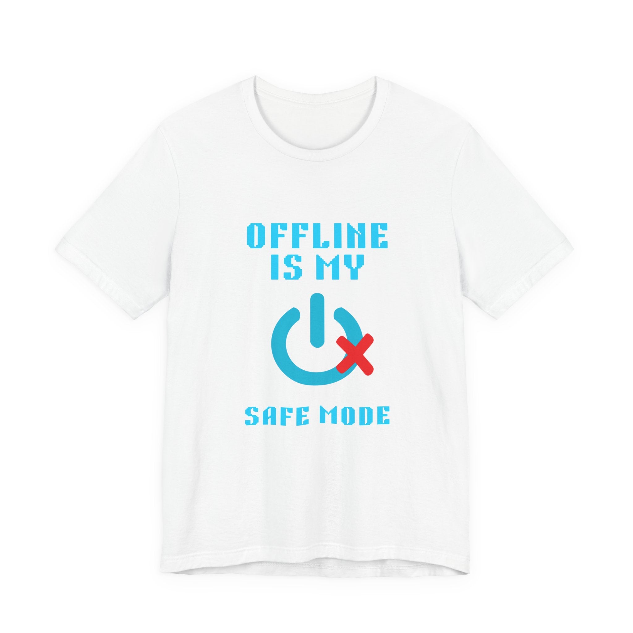 📴 OFFLINE IS MY SAFE MODE Shirt • Connection Status Offline by Choice Tee • Retro Introvert Gamer T-Shirt • Cozy Solo Quest 80s 90s Gift