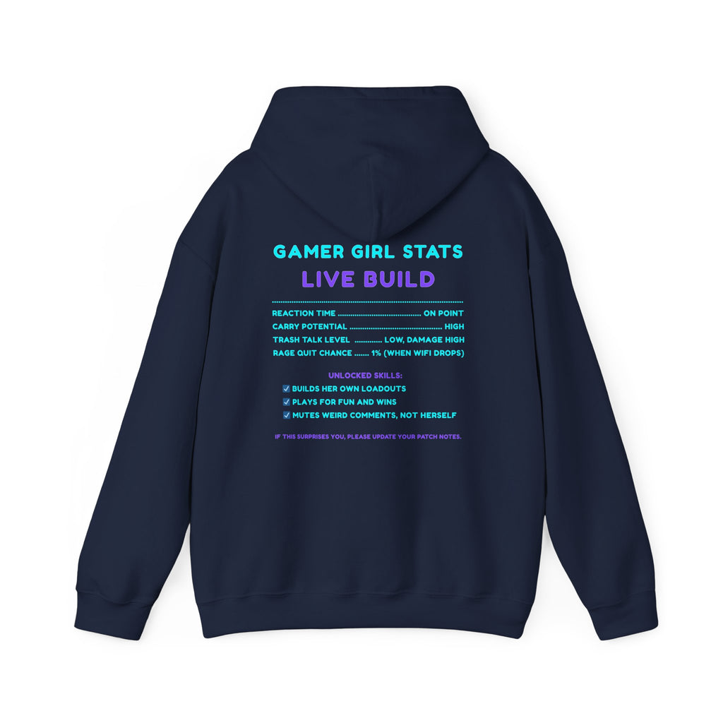 Gamer Girl – Yes I’m a Gamer Girl, Try to Keep Up Hoodie (Front & Back Print)