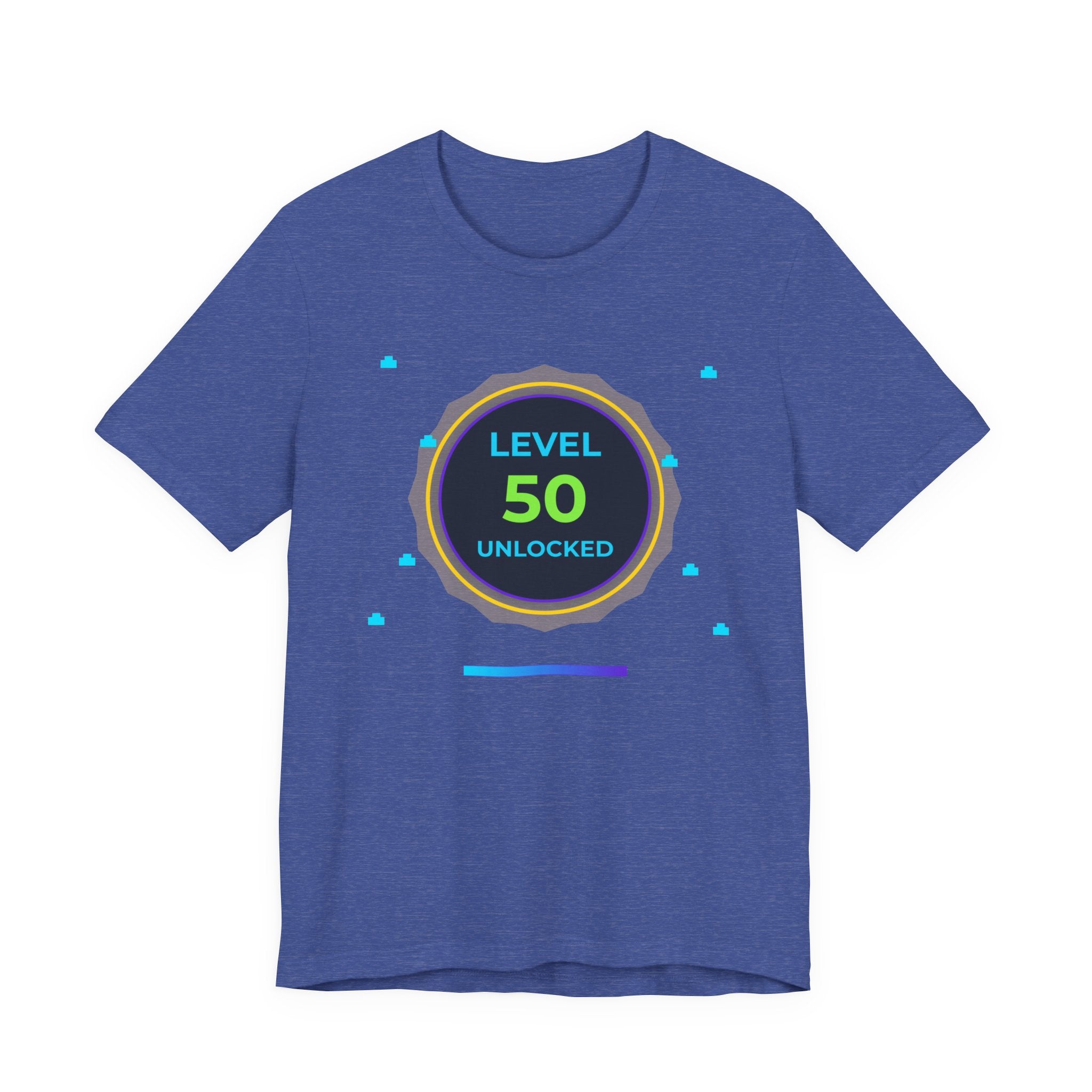 🔥 Level 50 Legend Shirt • Front + Back Design • 50th Birthday Gamer Gift • Retro Gaming Tee • Achievement Badge • Milestone Birthday