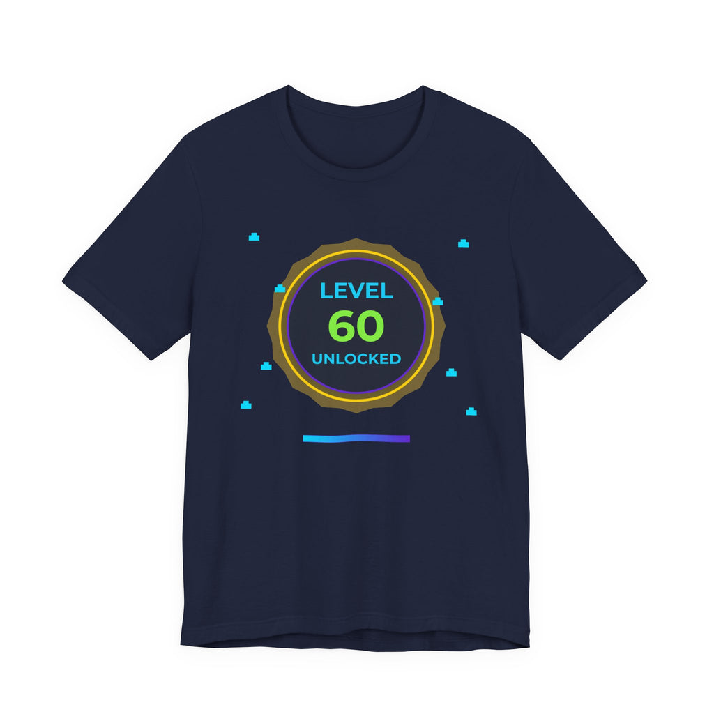 Level 60 Legend Shirt • Front + Back Design • 60th Birthday Gamer Gift • Retro Gaming Tee • Achievement Badge • Milestone Birthday