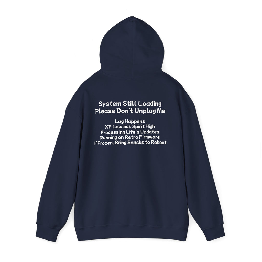 🔥 Saving My Sanity Hoodie | Front + Back Design | Gamer Mental Health Sweatshirt | Retro Floppy Disk Gaming Humor