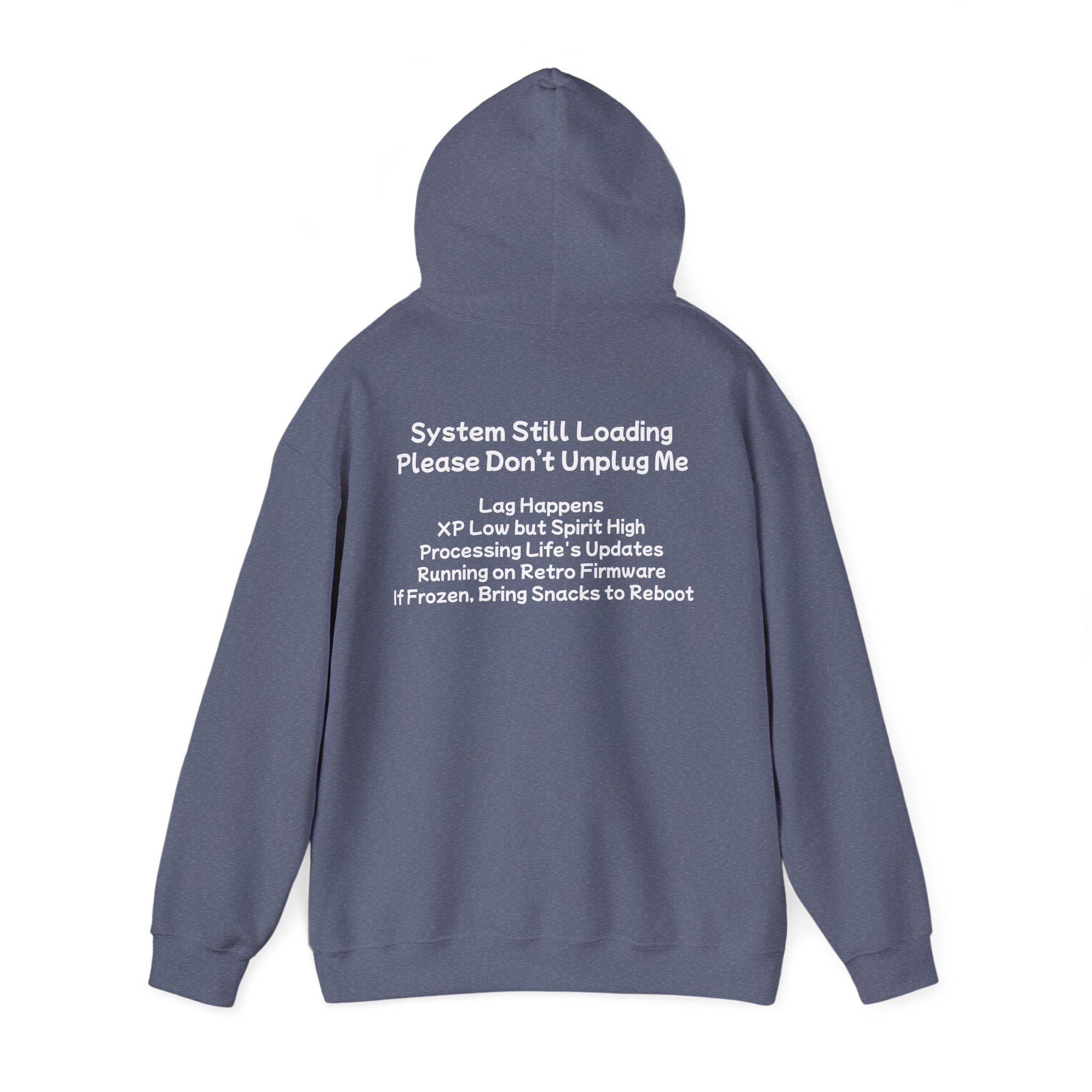 🔥 Saving My Sanity Hoodie | Front + Back Design | Gamer Mental Health Sweatshirt | Retro Floppy Disk Gaming Humor