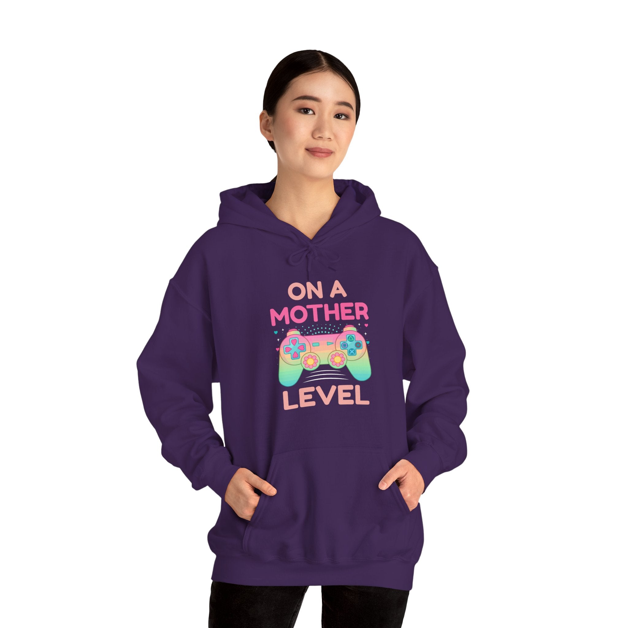 👑 On A Mother Level Hoodie | The Ultimate Mom-Level Gear | Cozy Gaming Sweatshirt