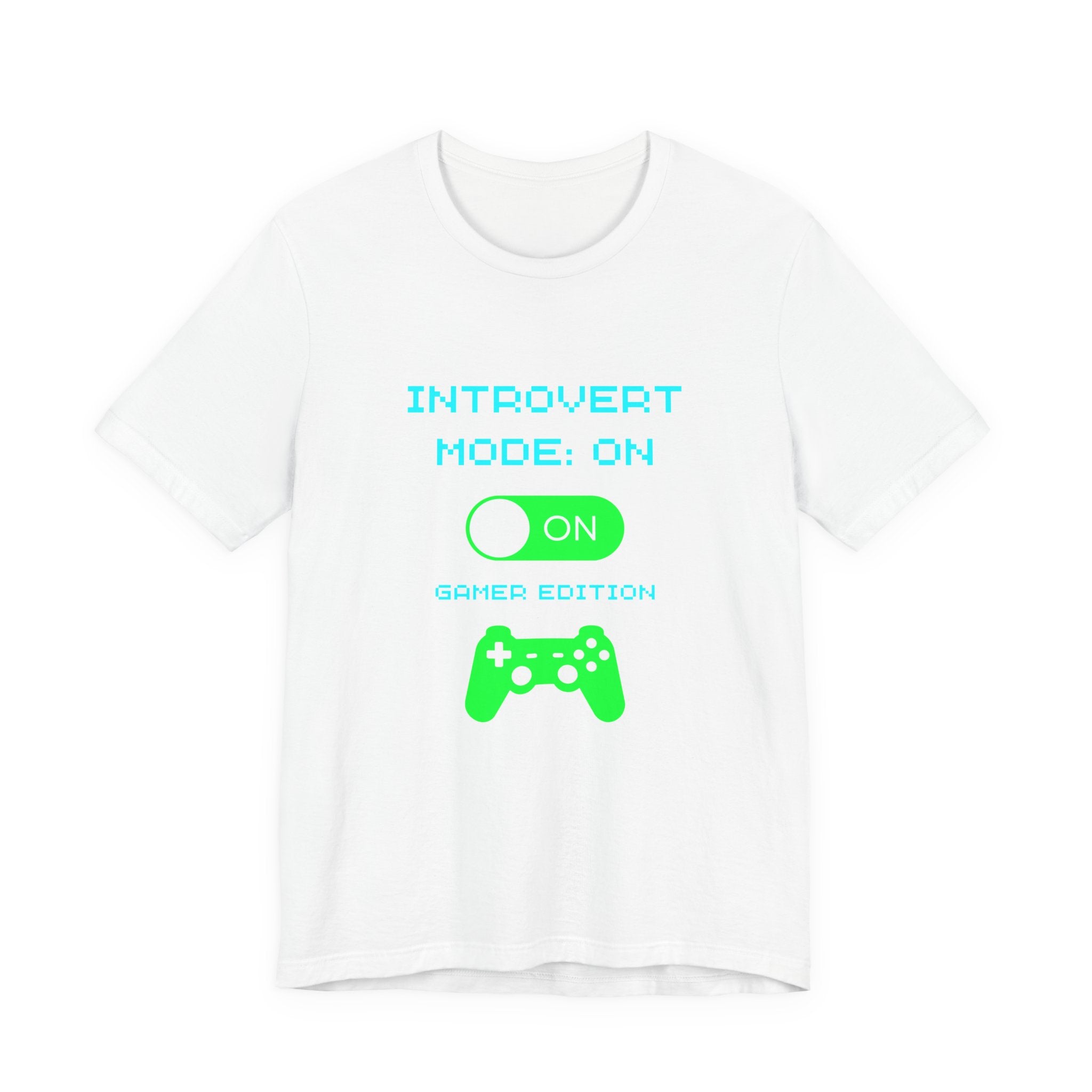 Introvert Mode: On – Gamer Edition Shirt (Front & Back Print Introvert Gamer Tee)