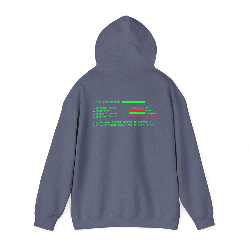 🔥 Low Energy Gamer Hoodie • Caffeine Required to Respawn • Funny Coffee Addict Hoodie • System Critical Pullover • Gift for Gamers & Coders