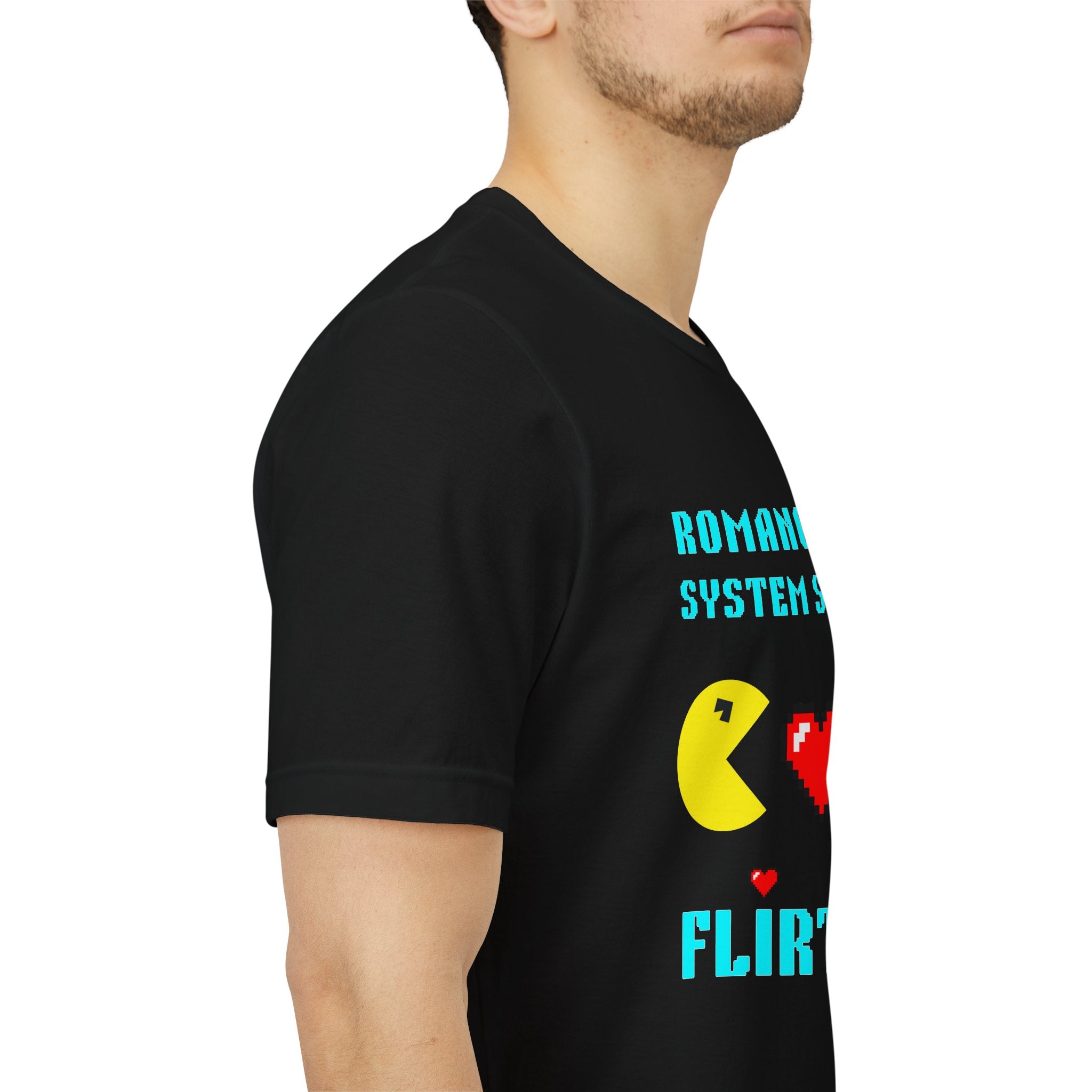 Romance Exe System Status Flirting Shirt | Funny Gamer Valentines Gift | Flirty Gift for Him Her | Dating Shirt | Unique Gift for Gamers