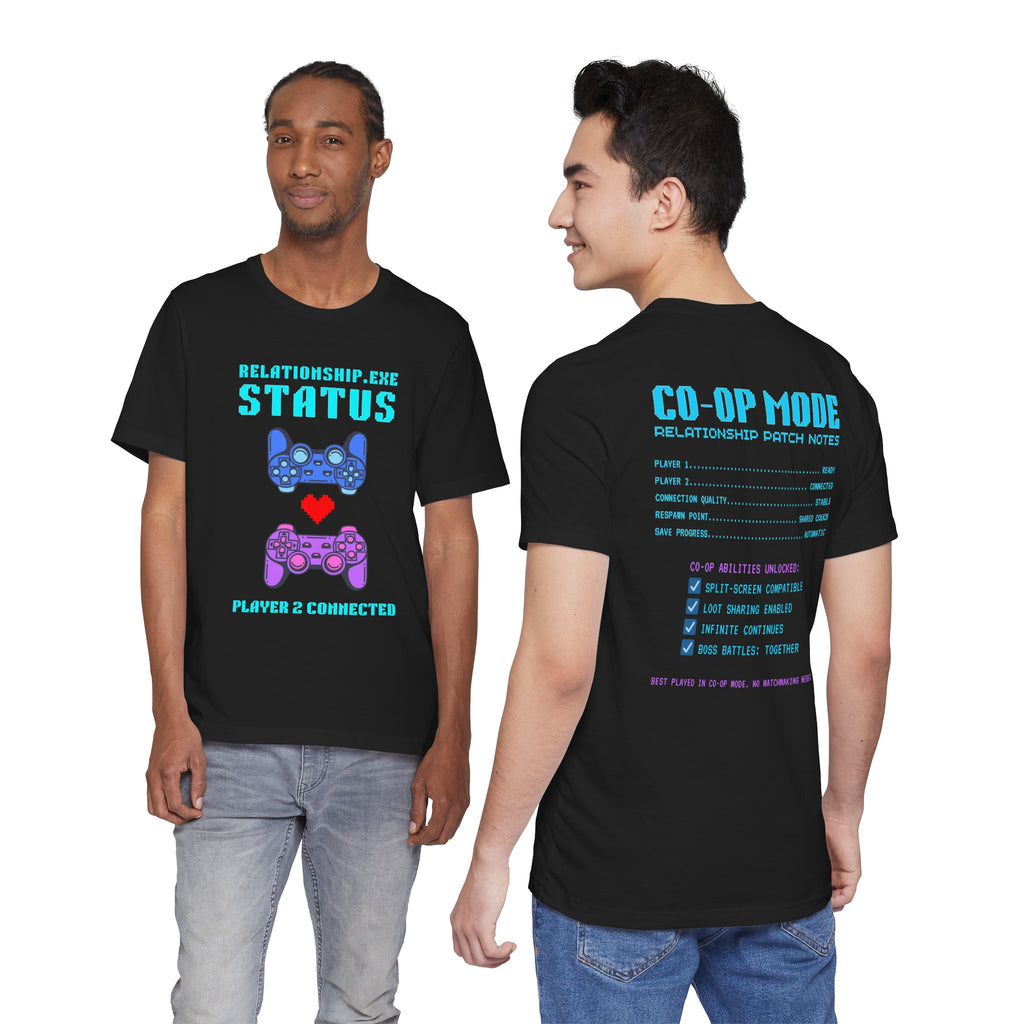Relationship Exe Player 2 Connected Shirt | Funny Gamer Couple Gift | Valentines Day Gift for Him Her | Gaming Couple Tee | Anniversary