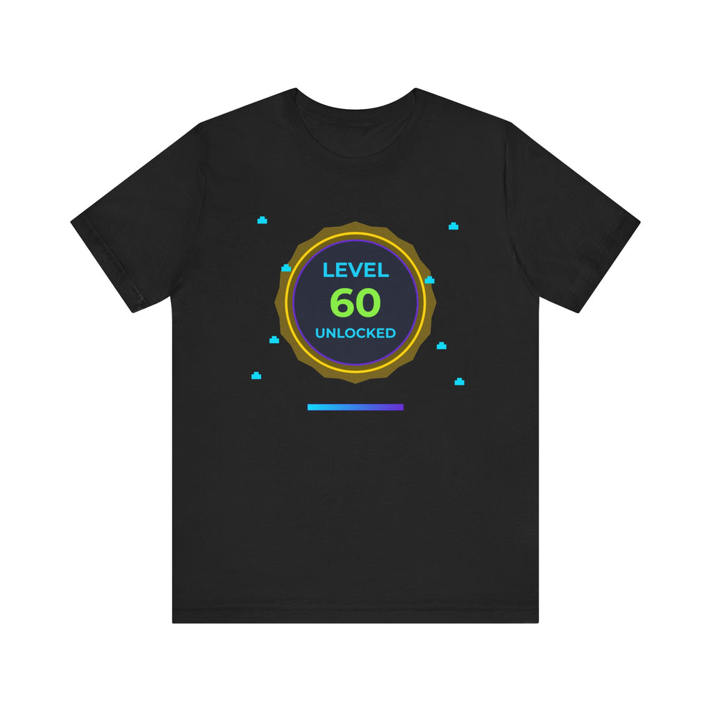 Level 60 Legend Shirt • Front + Back Design • 60th Birthday Gamer Gift • Retro Gaming Tee • Achievement Badge • Milestone Birthday