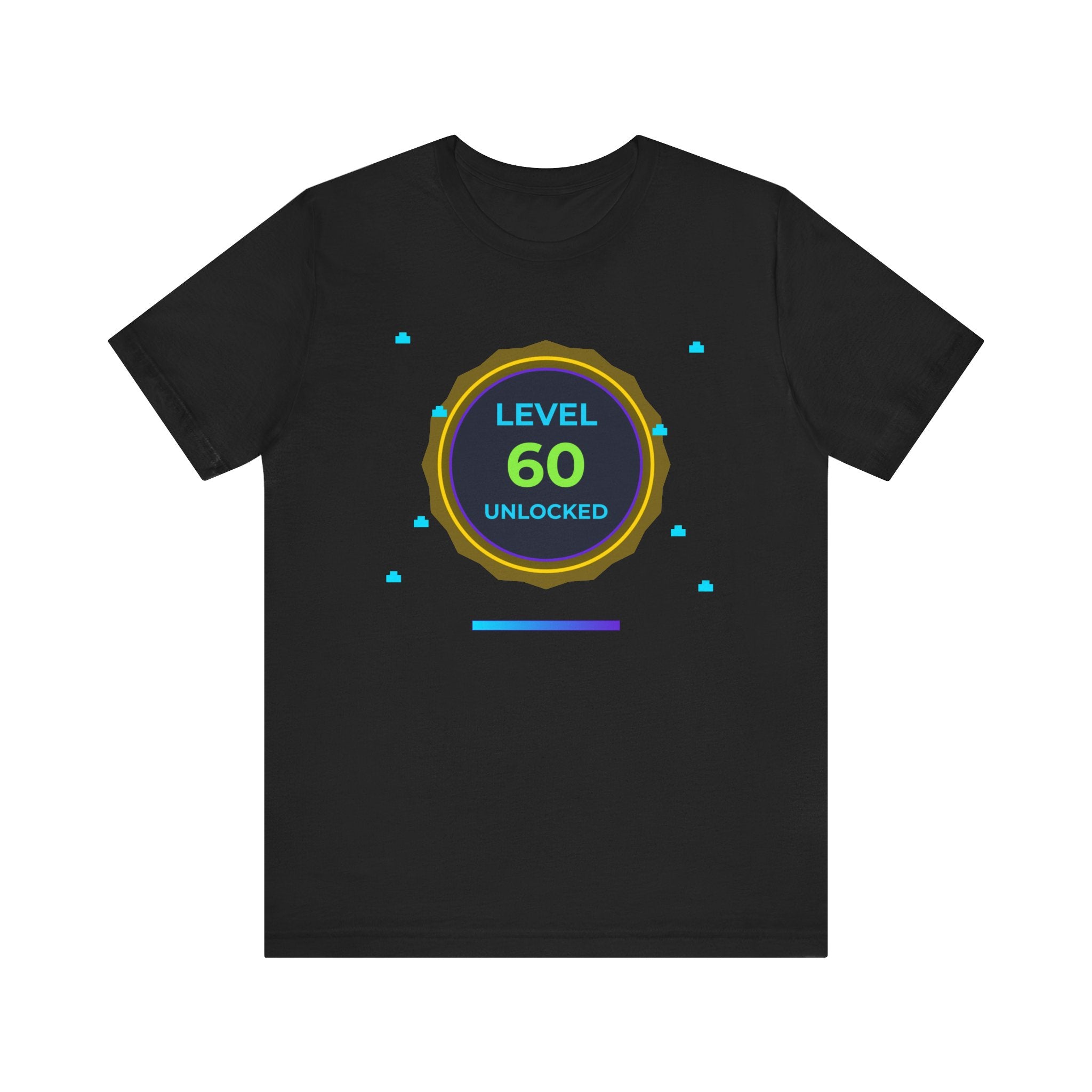 Level 60 Legend Shirt • Front + Back Design • 60th Birthday Gamer Gift • Retro Gaming Tee • Achievement Badge • Milestone Birthday