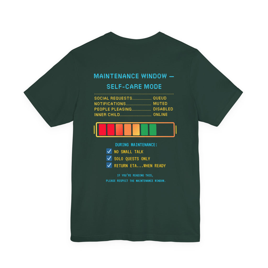 🛠️ AFK FOR MAINTENANCE Shirt • Self-Care Mode Gamer T-Shirt • Retro Pixel AFK Tee for Introverts • 80s 90s Video Game Gift