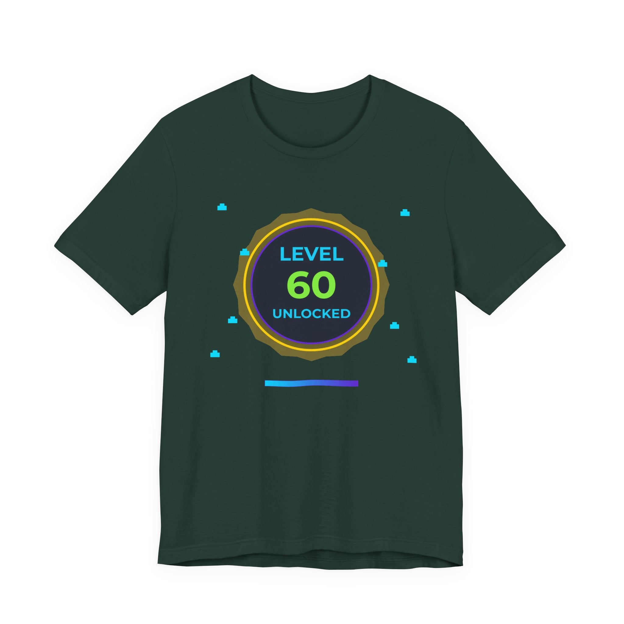Level 60 Legend Shirt • Front + Back Design • 60th Birthday Gamer Gift • Retro Gaming Tee • Achievement Badge • Milestone Birthday