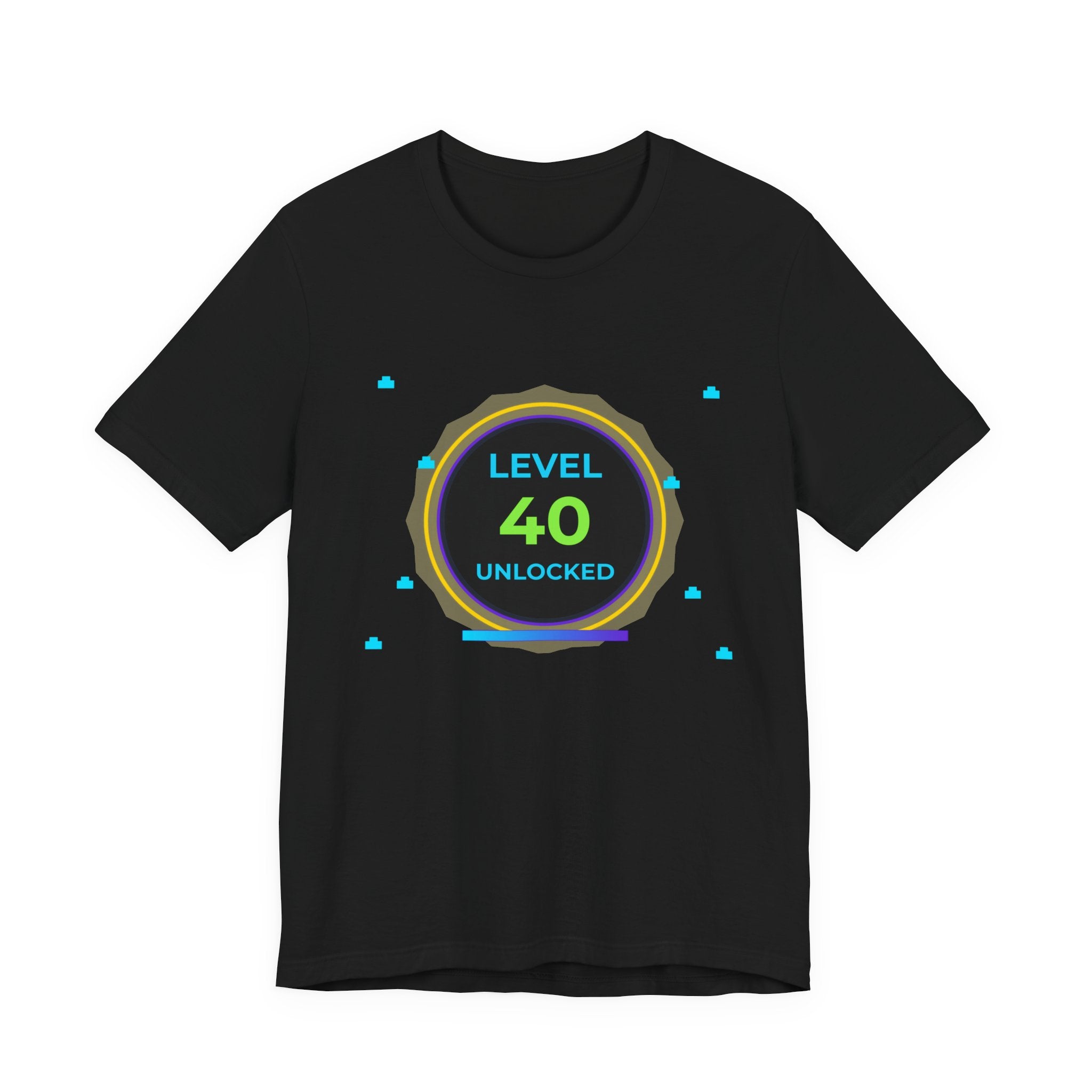 🔥 Level 40 Legend Shirt • Front + Back Design • 40th Birthday Gamer Gift • Retro Gaming Tee • Achievement Badge • Milestone Birthday