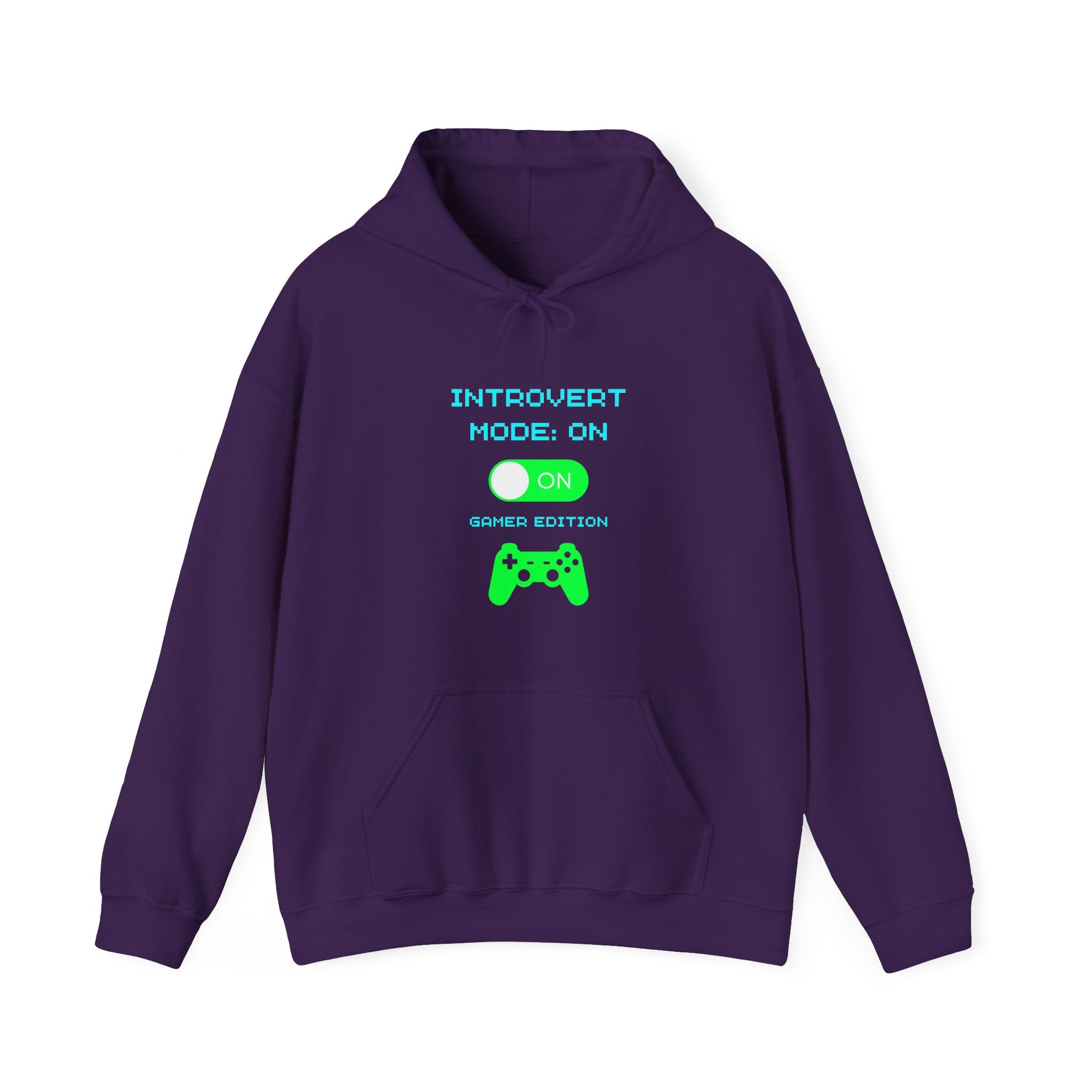 Introvert Mode: On – Gamer Edition Hoodie (Front & Back Print Introvert Gamer Sweatshirt)
