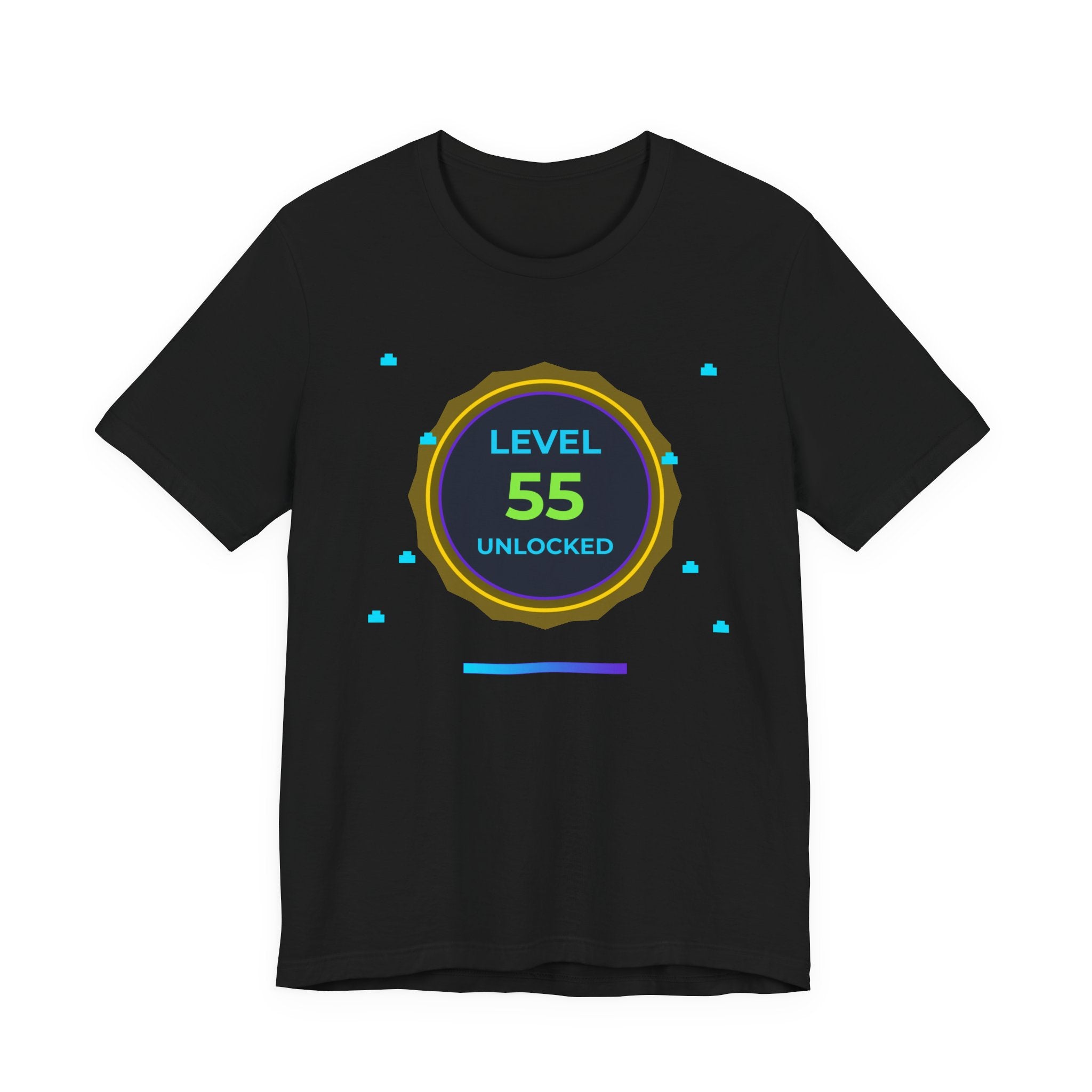 🔥 Level 55 Legend Shirt • Front + Back Design • 55th Birthday Gamer Gift • Retro Gaming Tee • Achievement Badge • Milestone Birthday